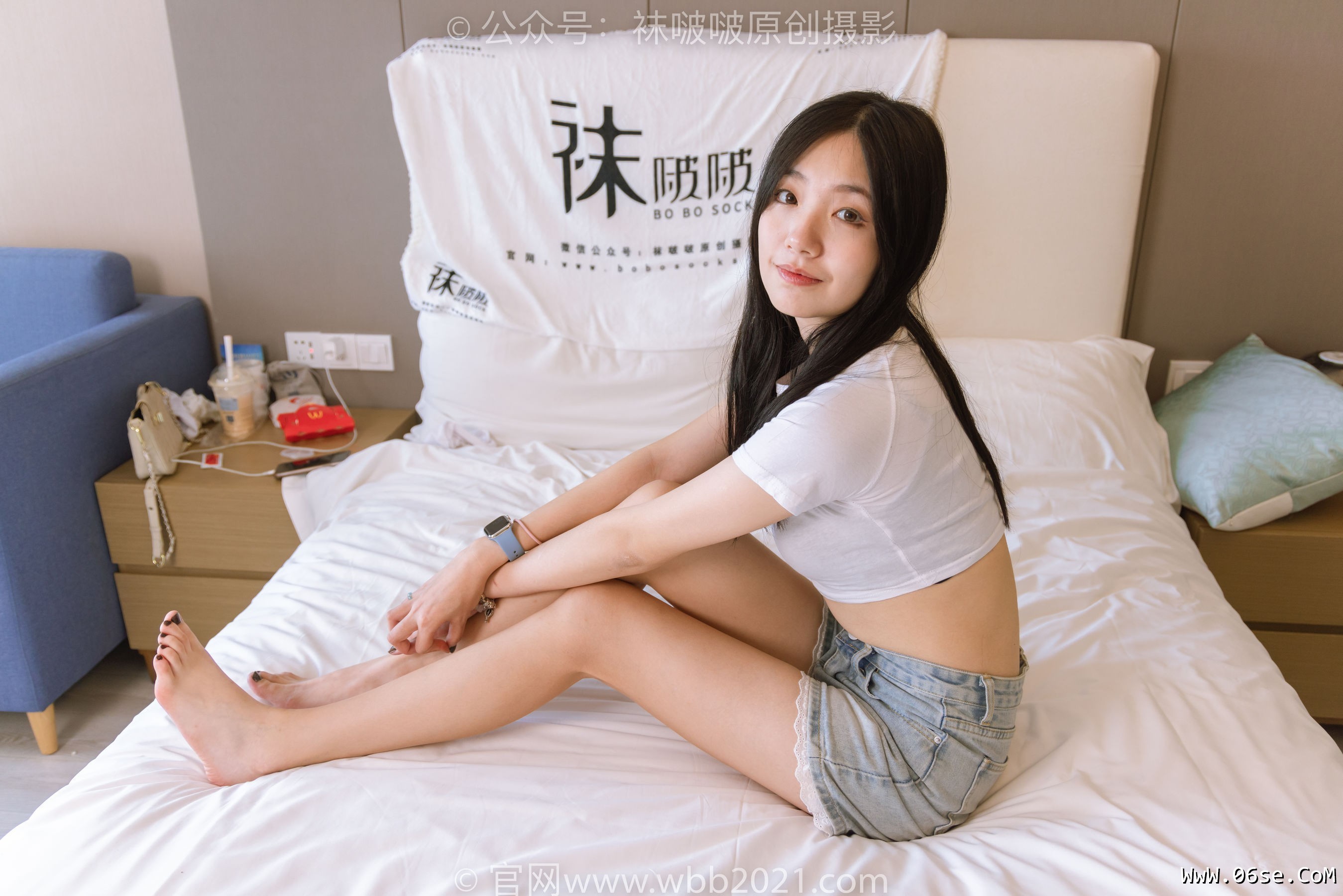 图片[83]-BoBoSocks袜啵啵 No.426 小甜豆 -高跟鞋、裸足、白棉袜[140P]-六色网