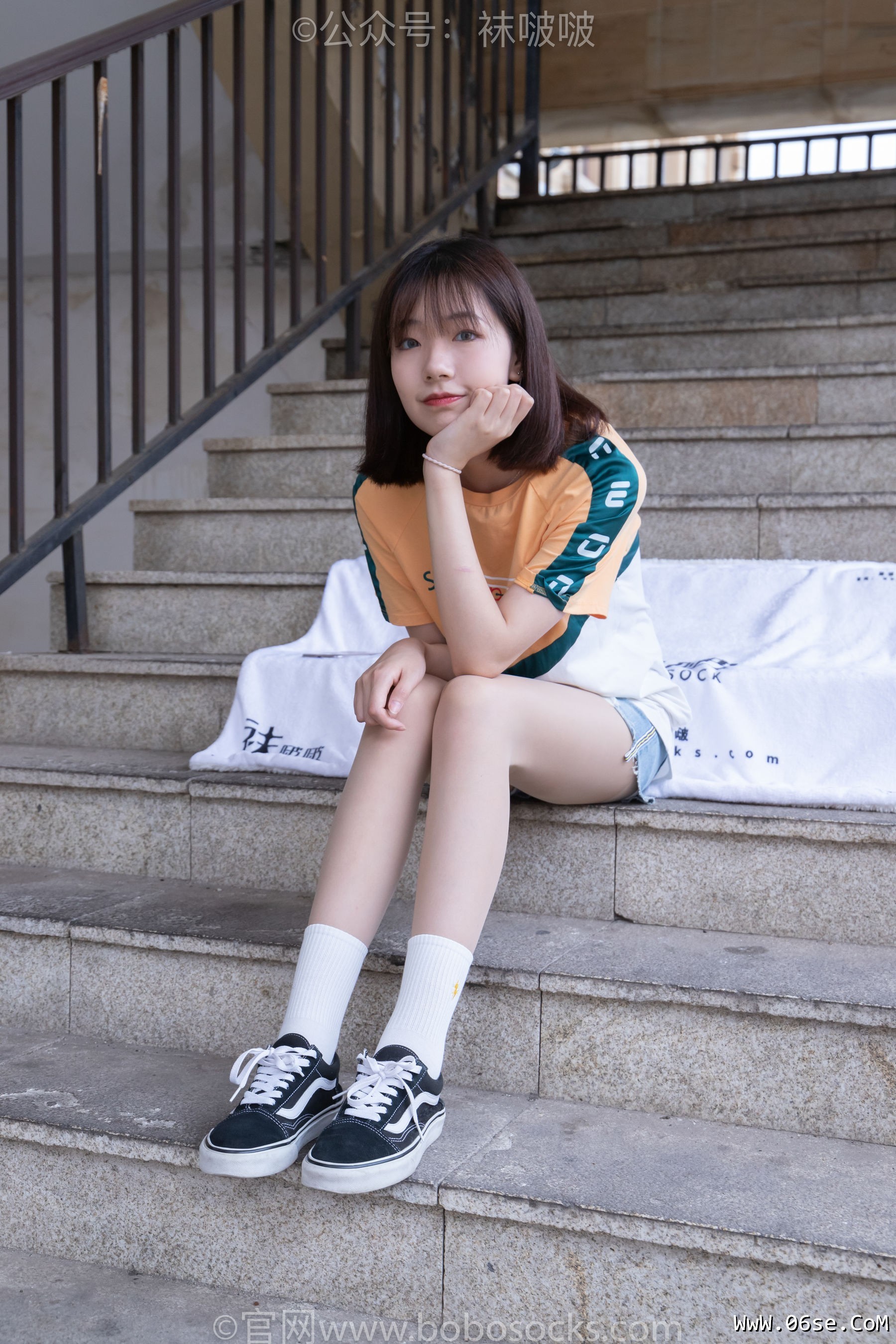 图片[20]-BoBoSocks袜啵啵 No.069 小甜豆-vans板鞋、白棉袜、肉丝[135P]-六色网