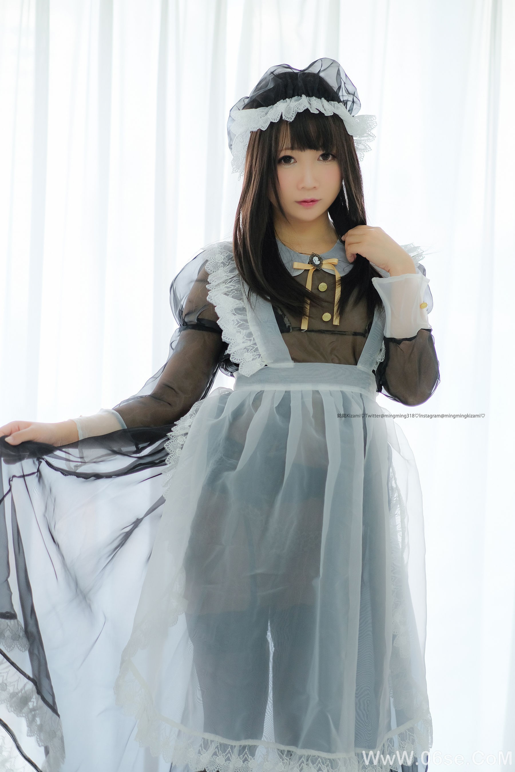 图片[74]-銘銘Kizami 自撮りVol.15 透明女仆[84P]-六色网