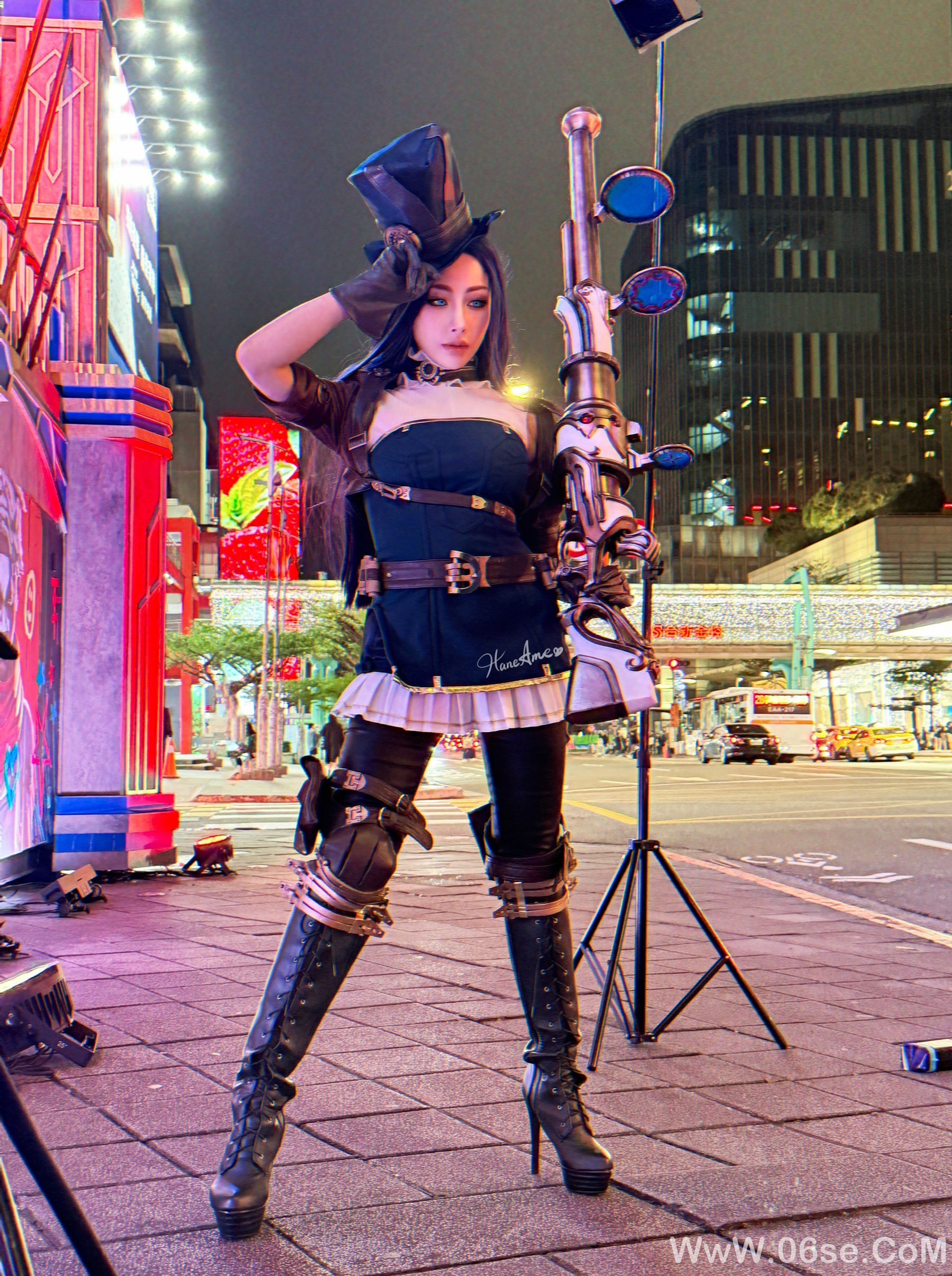 图片[21]-Hane Ame 雨波写真 – 英雄联盟 凱特琳[26P]-六色网