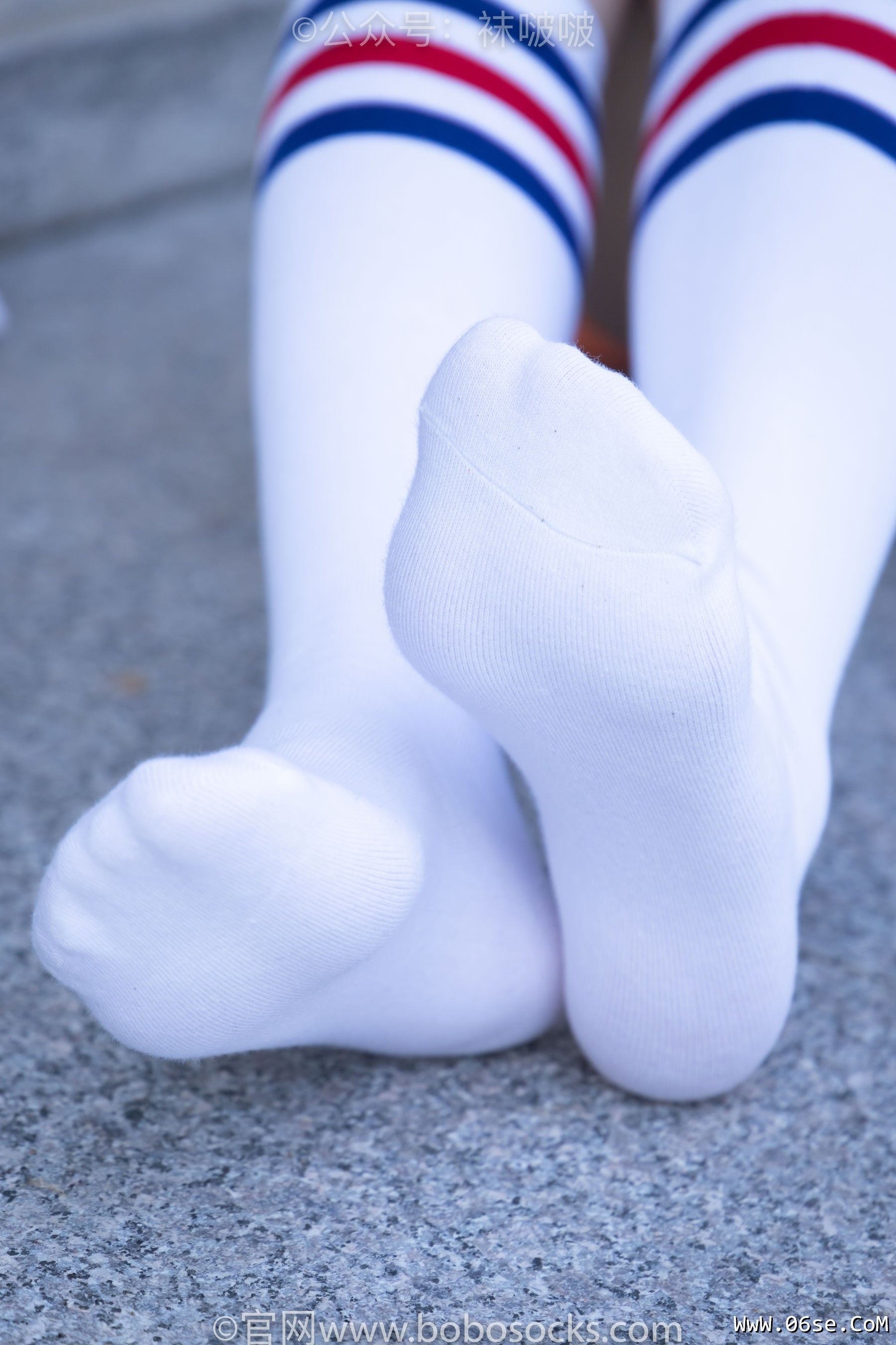 图片[46]-BoBoSocks袜啵啵 No.006 小米-运动鞋、白色小腿袜、裸足[130P]-六色网