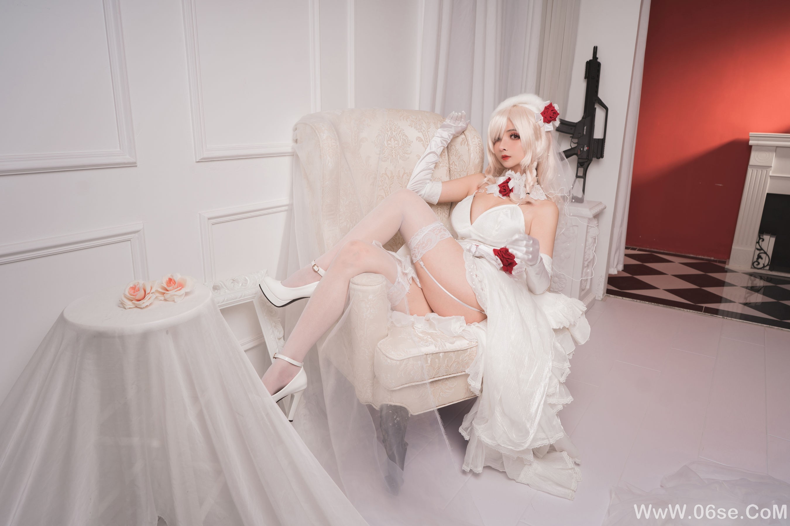 图片[14]-COS福利rioko凉凉子 G36C&花嫁[25P]-六色网