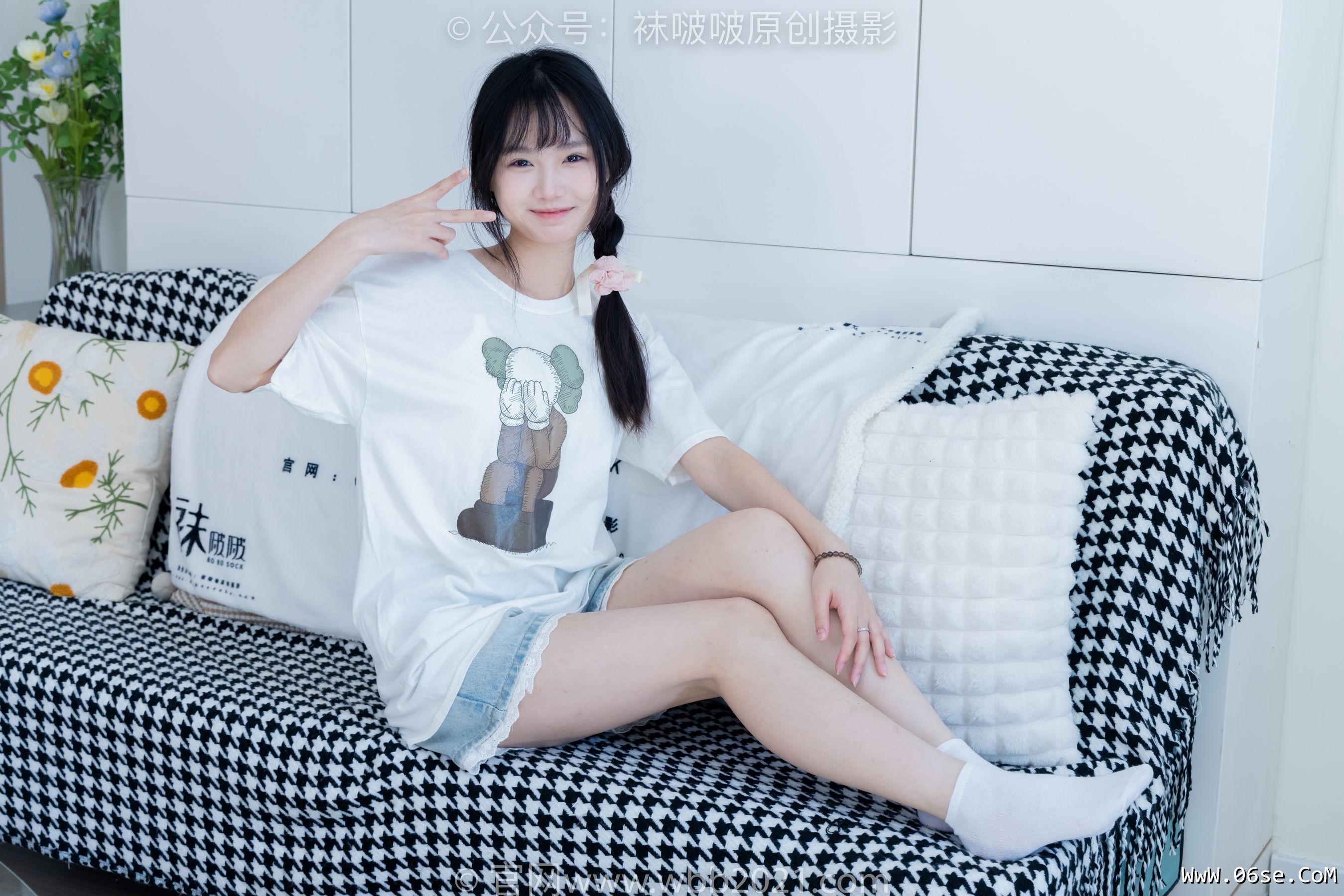图片[96]-BoBoSocks袜啵啵 No.331 甜甜圈 -板鞋、白棉袜、裸足[144P]-六色网