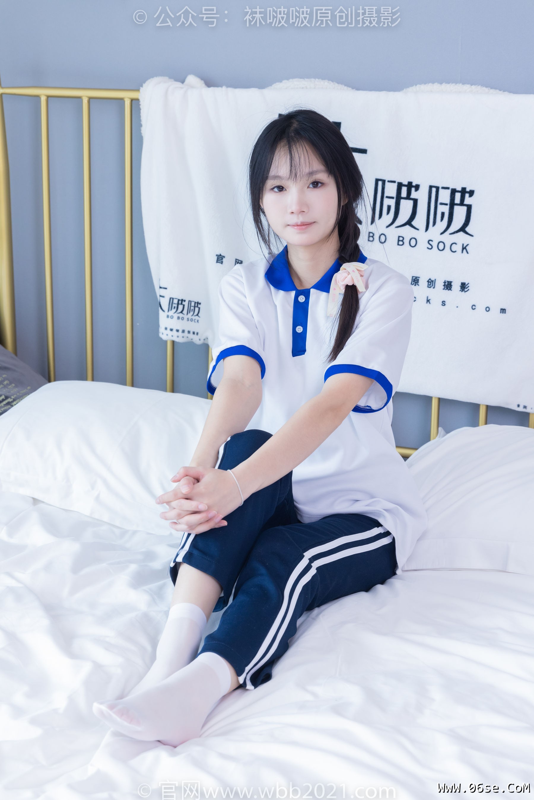 图片[127]-BoBoSocks袜啵啵 No.366 甜甜圈 -三双板鞋、白棉袜、短白丝[150P]-六色网