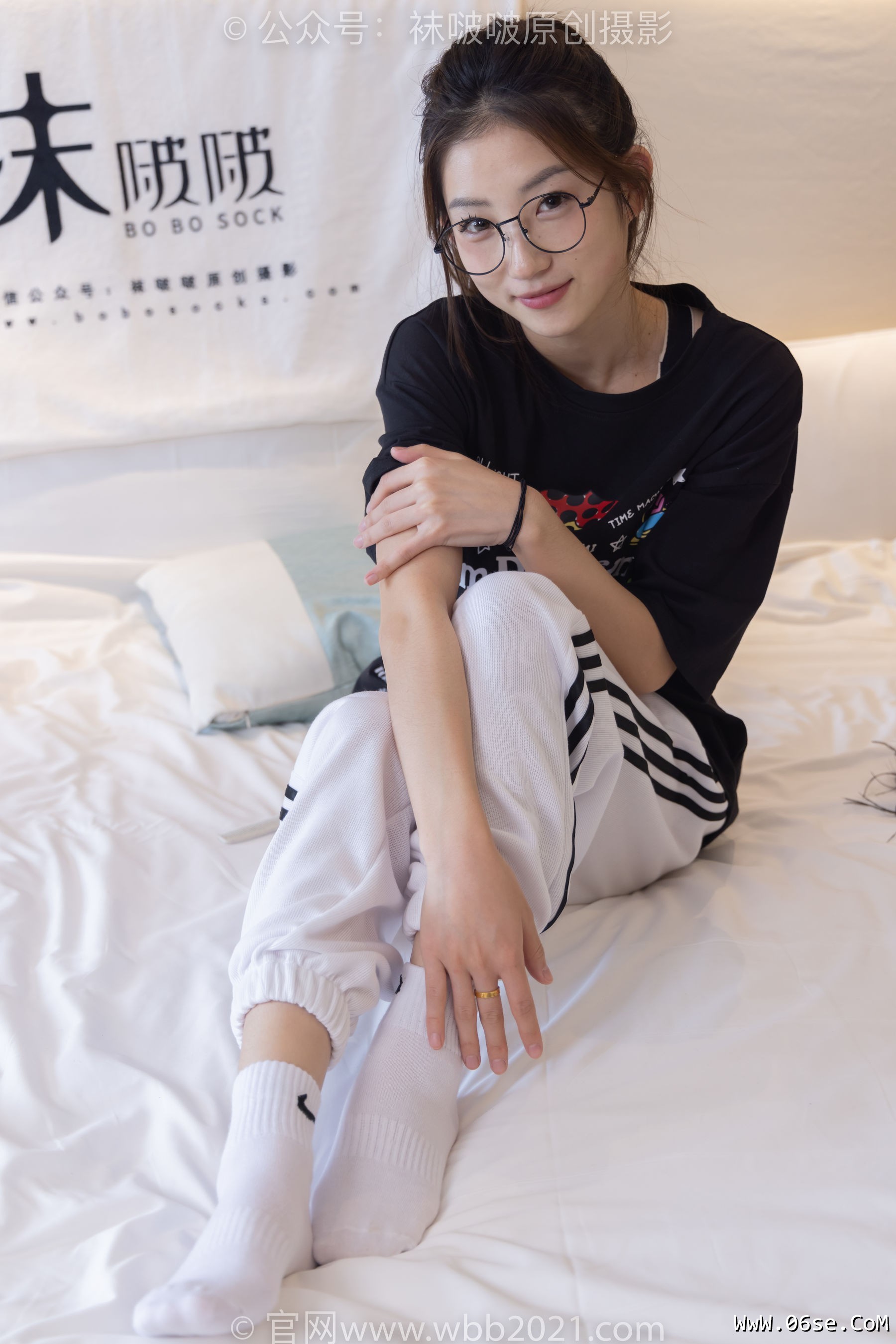 图片[10]-BoBoSocks袜啵啵 No.382 小沫 -板鞋、白棉袜[143P]-六色网
