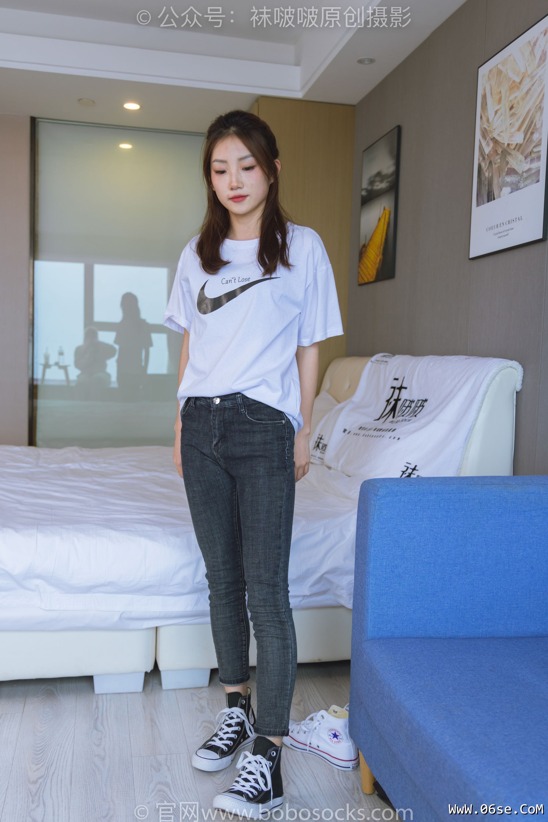 图片[84]-BoBoSocks袜啵啵 No.220 小沫-两双板鞋、短肉丝、裸足[140P]-六色网