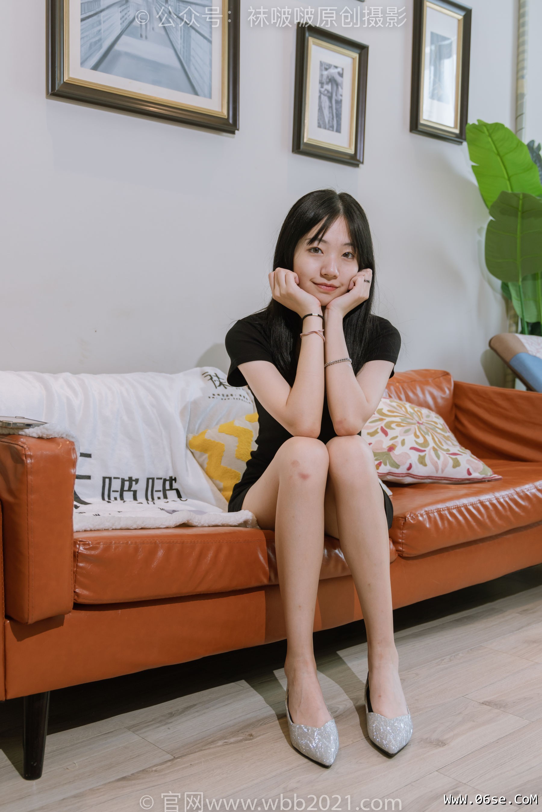 BoBoSocks袜啵啵 No.363 小甜豆 -两双平底鞋、黑色船袜、裸足[140P]-六色网