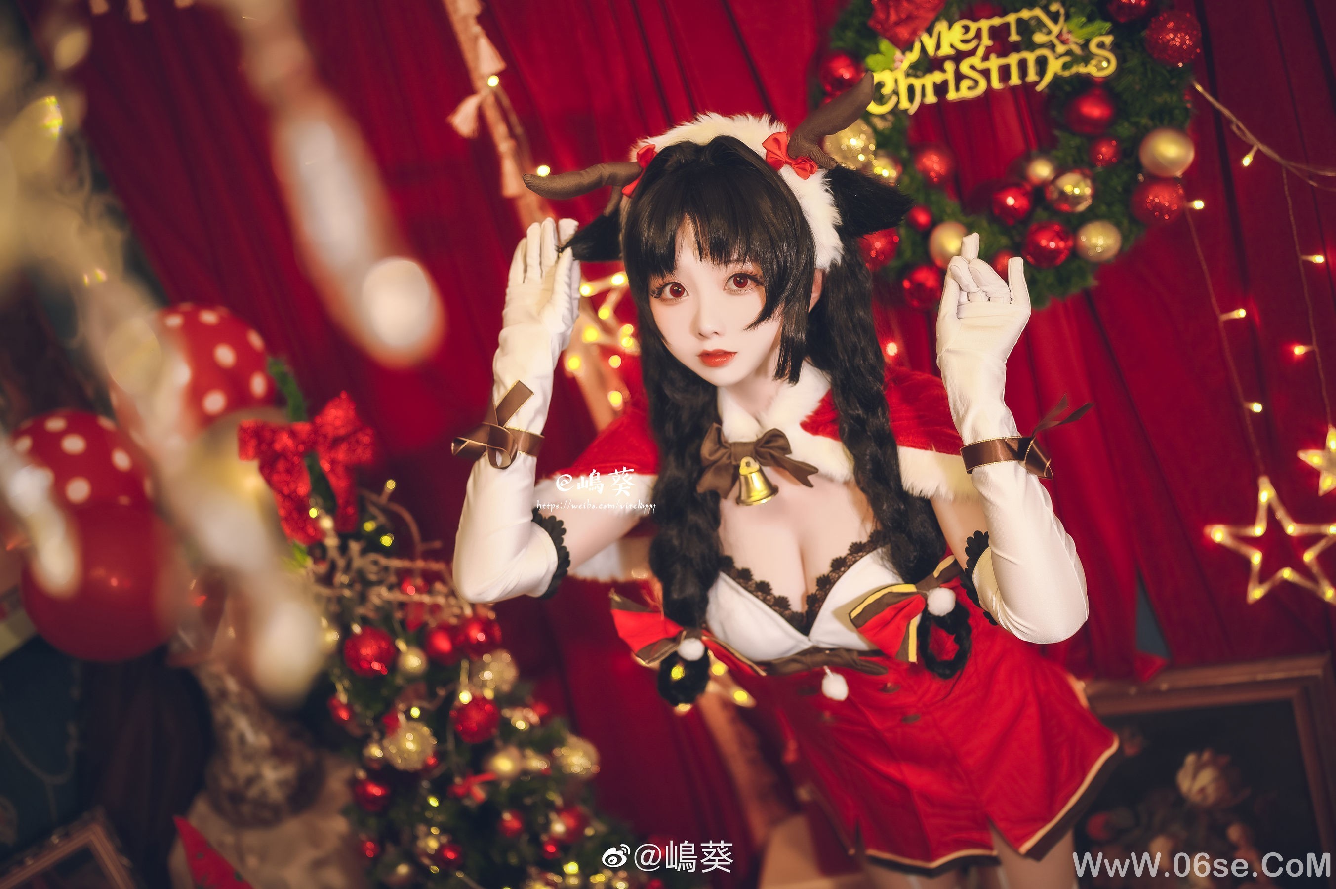 图片[2]-微博美女嶋葵 碧蓝航线 大潮 驯鹿与圣诞礼物[12P]-六色网