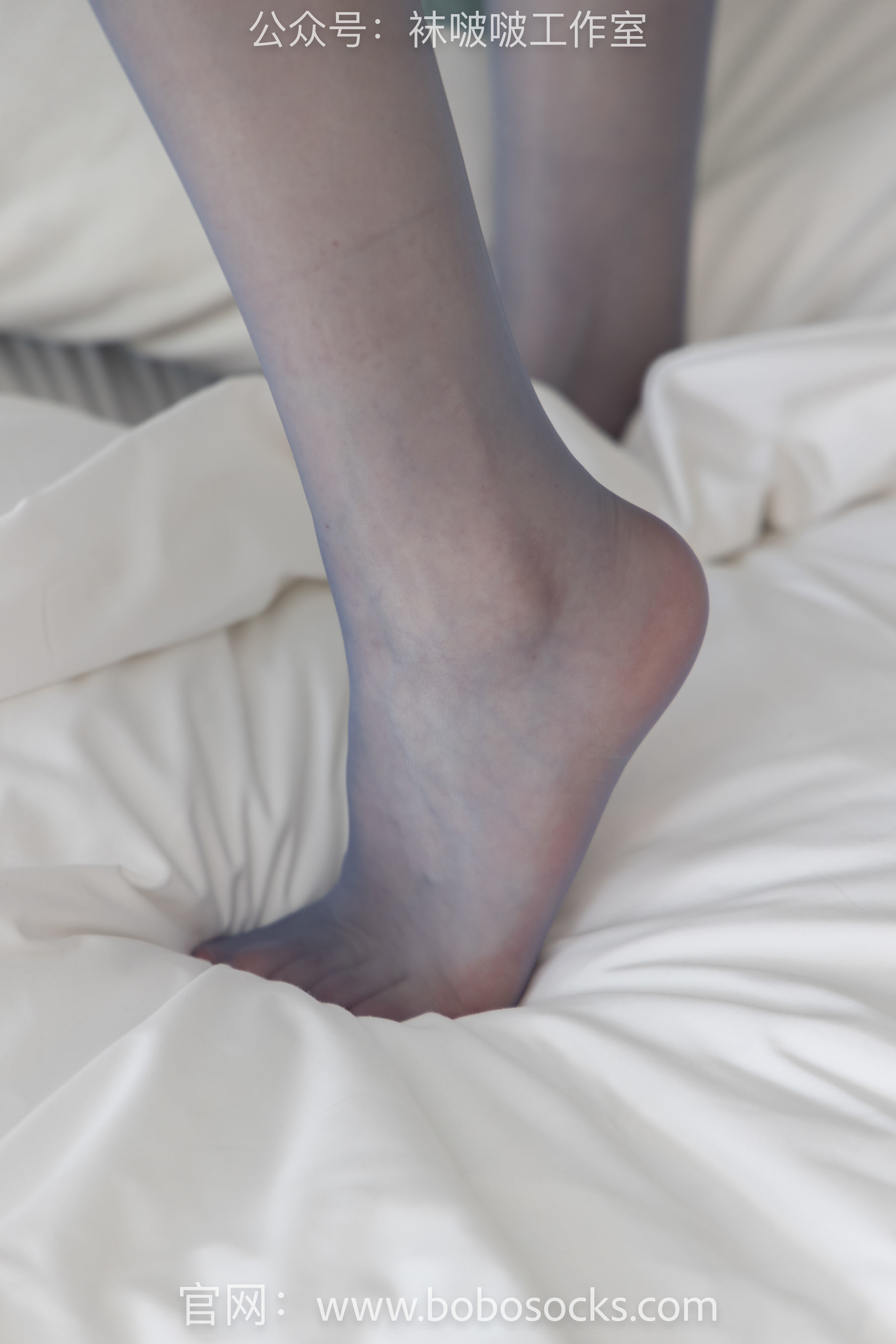 图片[120]-BoBoSocks袜啵啵 No.105 小甜豆-空姐制服、高跟鞋、蓝色丝袜[140P]-六色网