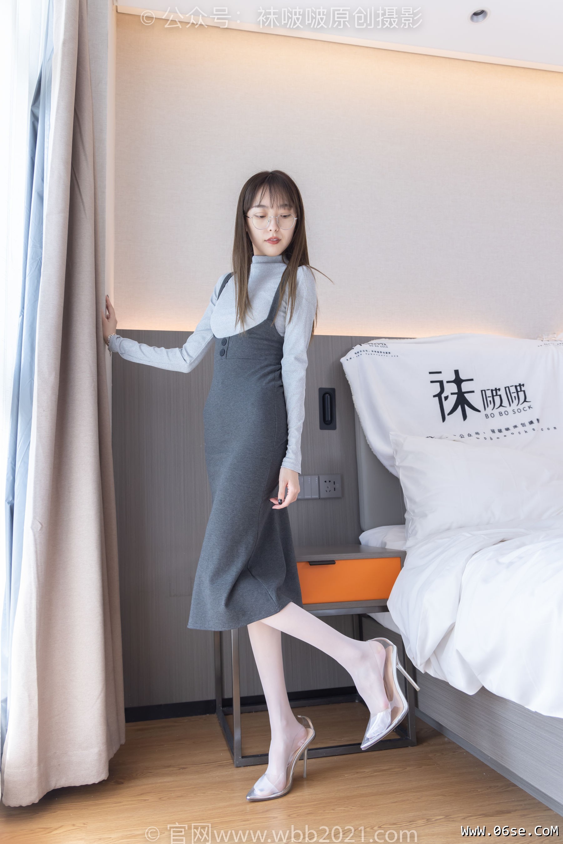 图片[17]-BoBoSocks袜啵啵 No.309 稚予 -两双高跟鞋、灰丝、白丝、裸足、踩奶油蛋糕剧情[180P]-六色网