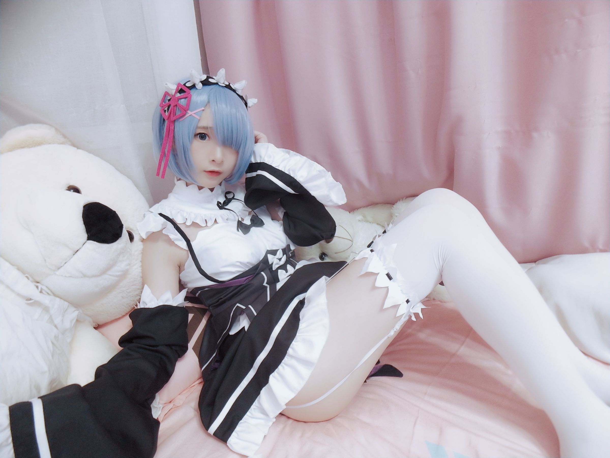 图片[5]-二次元美女古川kagura 蕾姆女仆[33P]-六色网