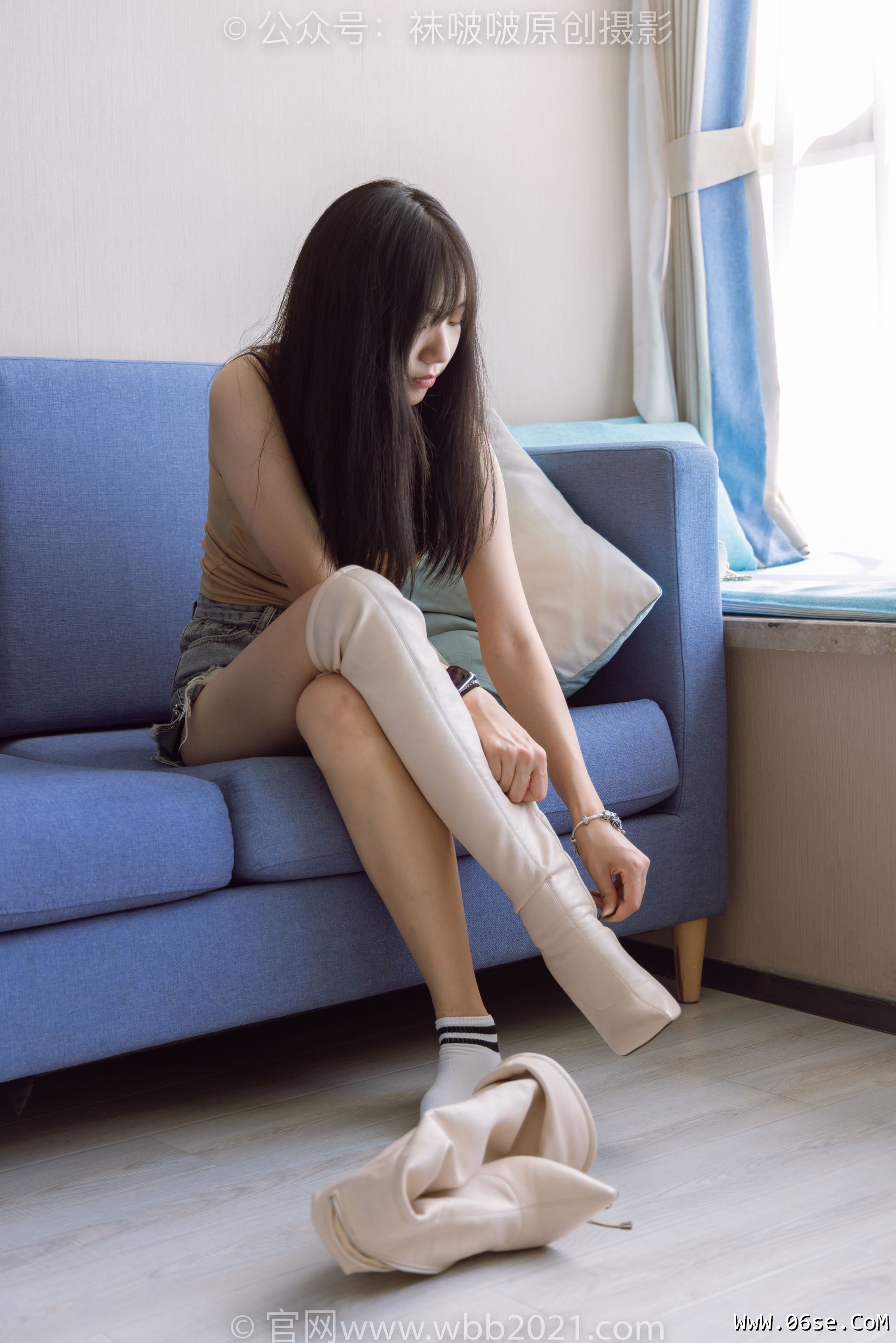 图片[174]-BoBoSocks袜啵啵 No.441 小甜豆 -高跟长靴、白棉袜、裸足[179P]-六色网