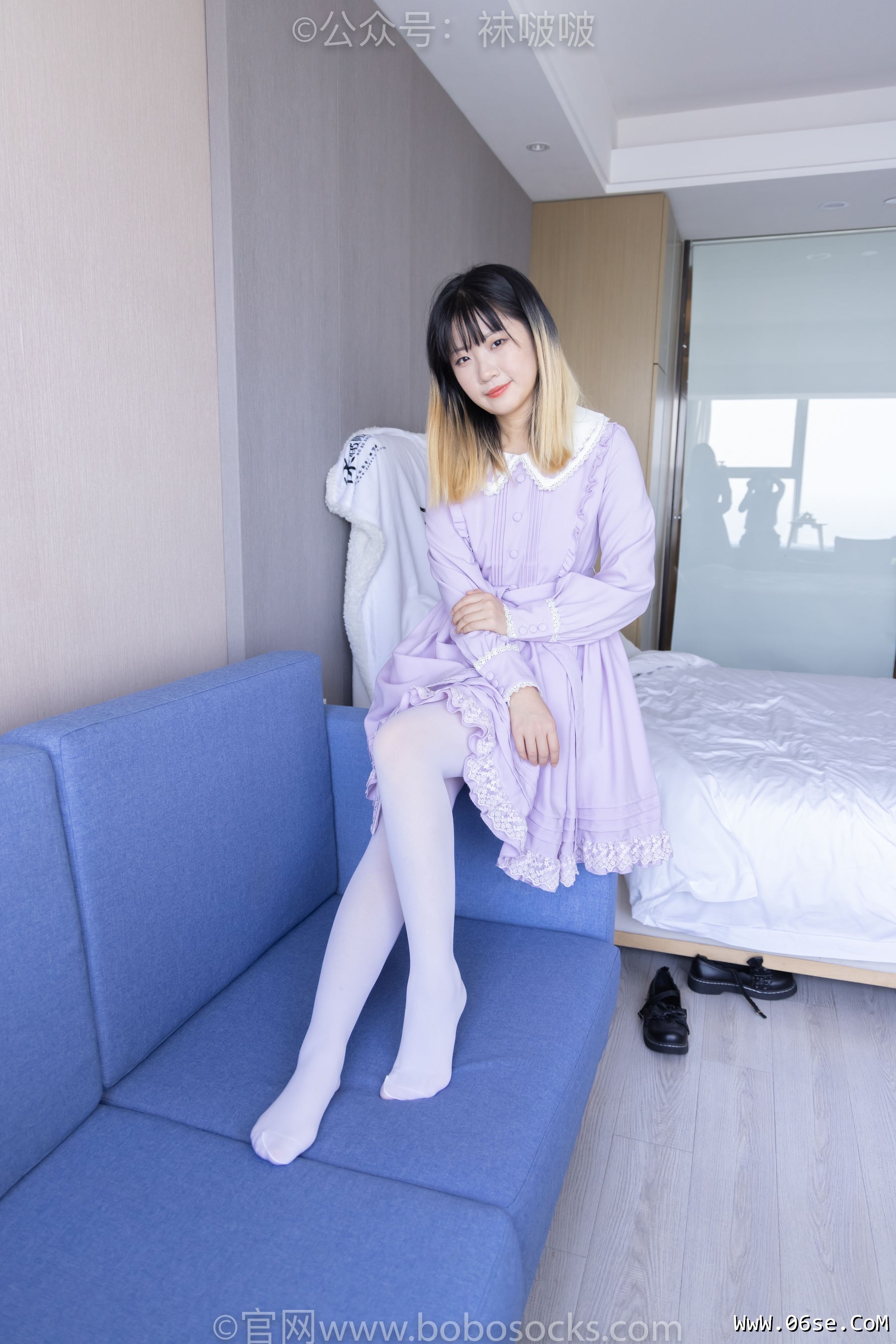 图片[123]-BoBoSocks袜啵啵 No.079 砂糖-皮鞋、厚白丝[140P]-六色网