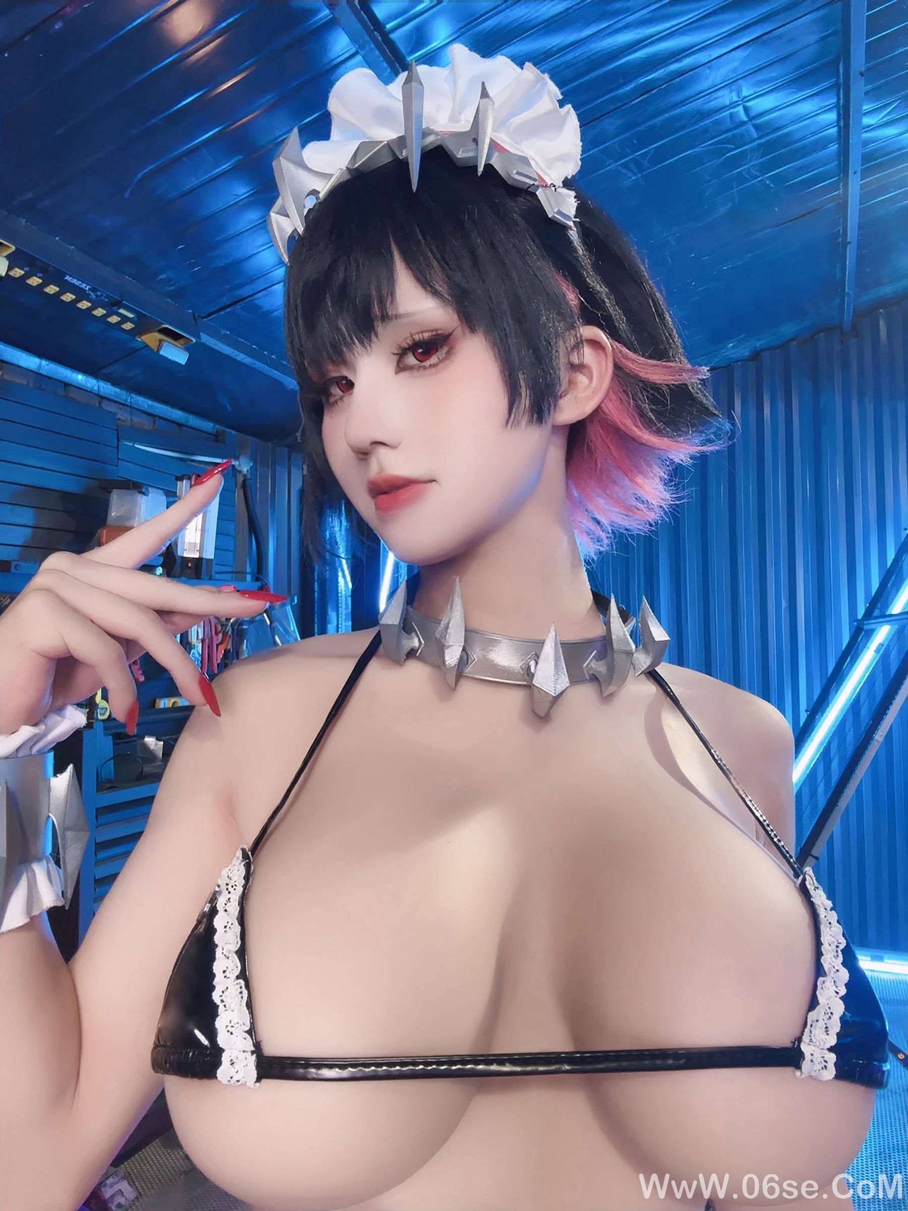图片[3]-动漫博主桜满三时 – 绝区零 艾莲乔 女仆比基尼[21P]-六色网