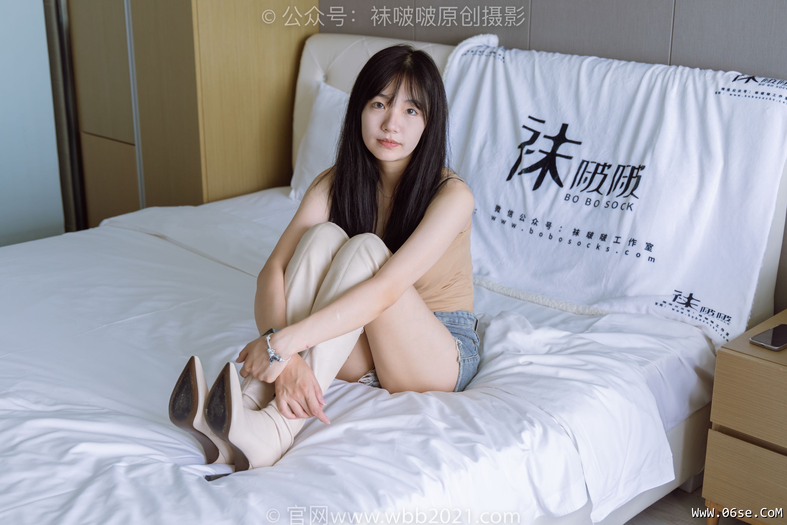 图片[157]-BoBoSocks袜啵啵 No.441 小甜豆 -高跟长靴、白棉袜、裸足[179P]-六色网