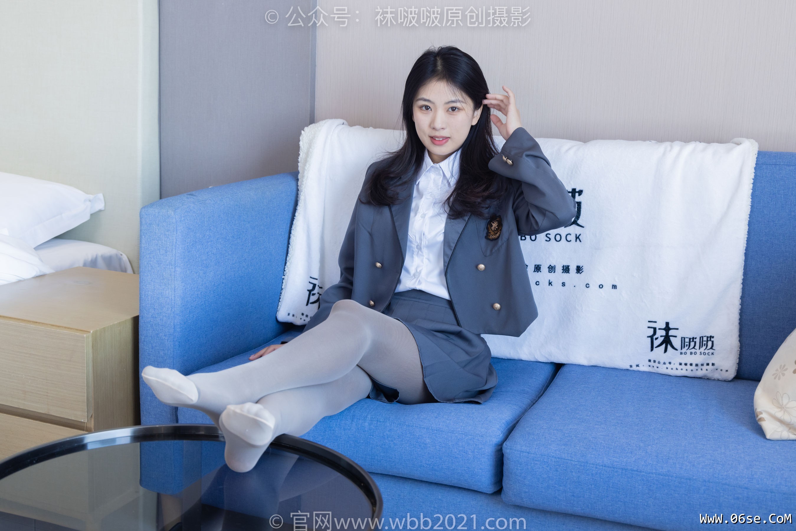 图片[110]-BoBoSocks袜啵啵 No.312 奶油 -高跟鞋、黑丝打底、肉丝[160P]-六色网