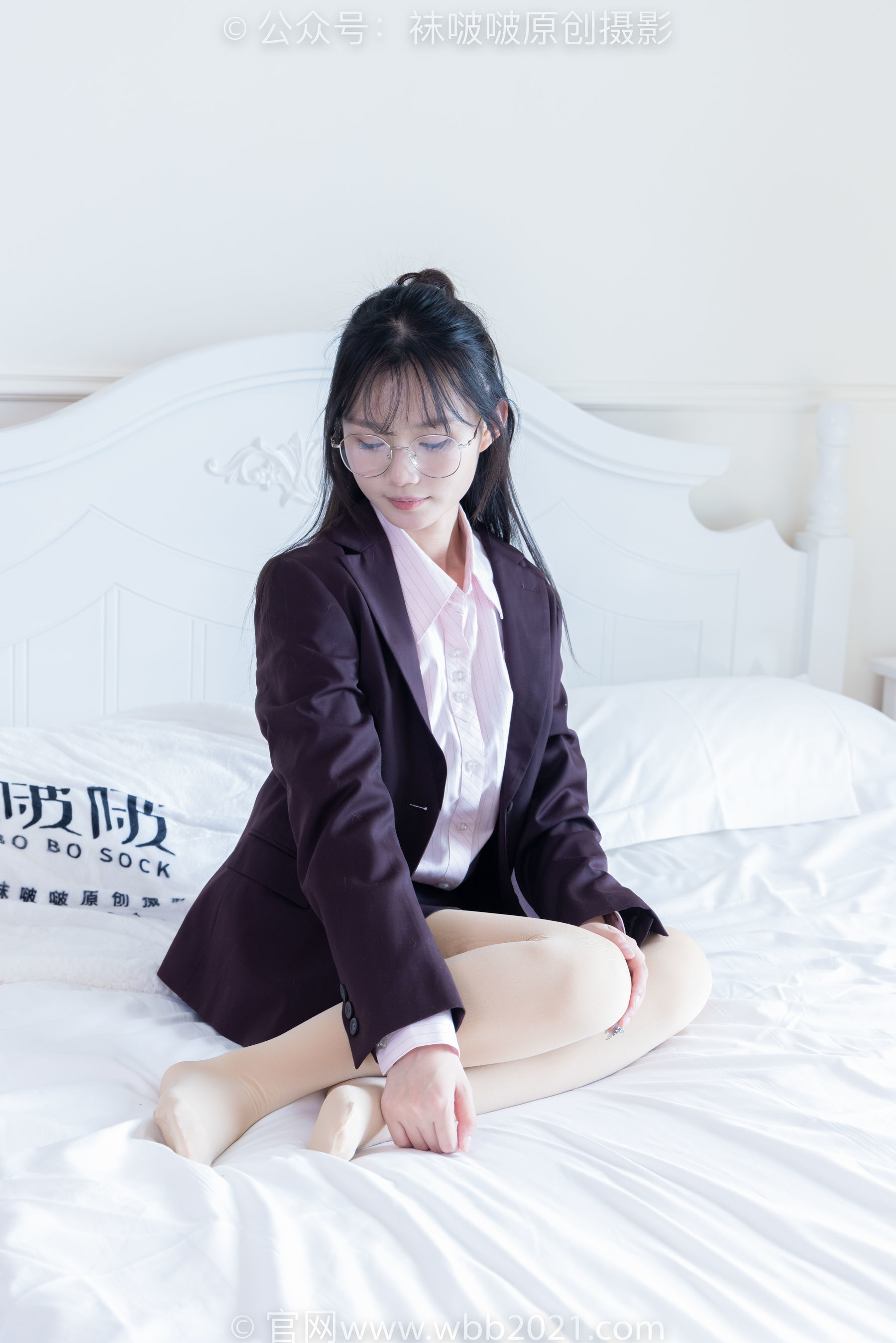 图片[202]-BoBoSocks袜啵啵 No.362 甜甜圈 -两双皮鞋、厚肉丝、厚黑丝、ol制服[230P]-六色网