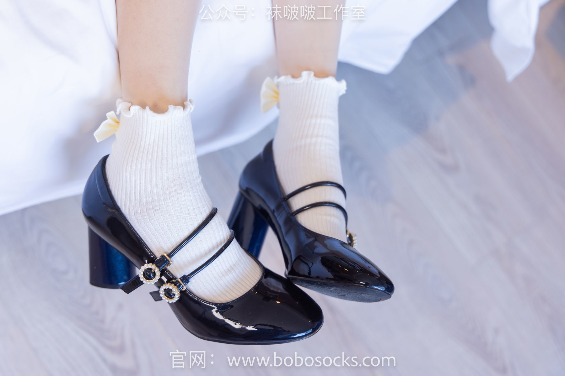 图片[56]-BoBoSocks袜啵啵 No.121 稚予-高跟鞋、白棉袜、肉丝[140P]-六色网