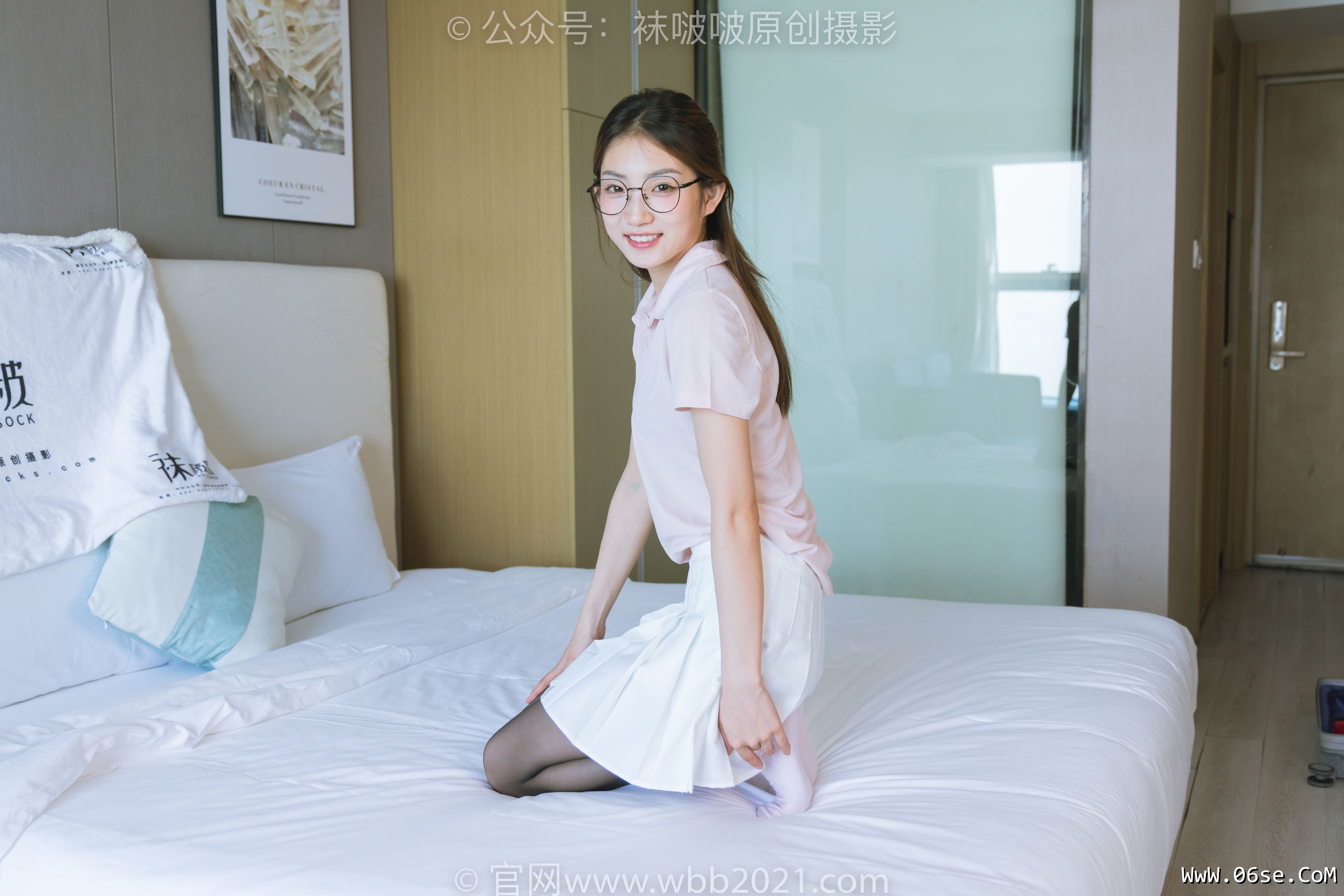 图片[112]-BoBoSocks袜啵啵 No.273 小沫 -运动鞋、粉色棉袜、黑丝[143P]-六色网