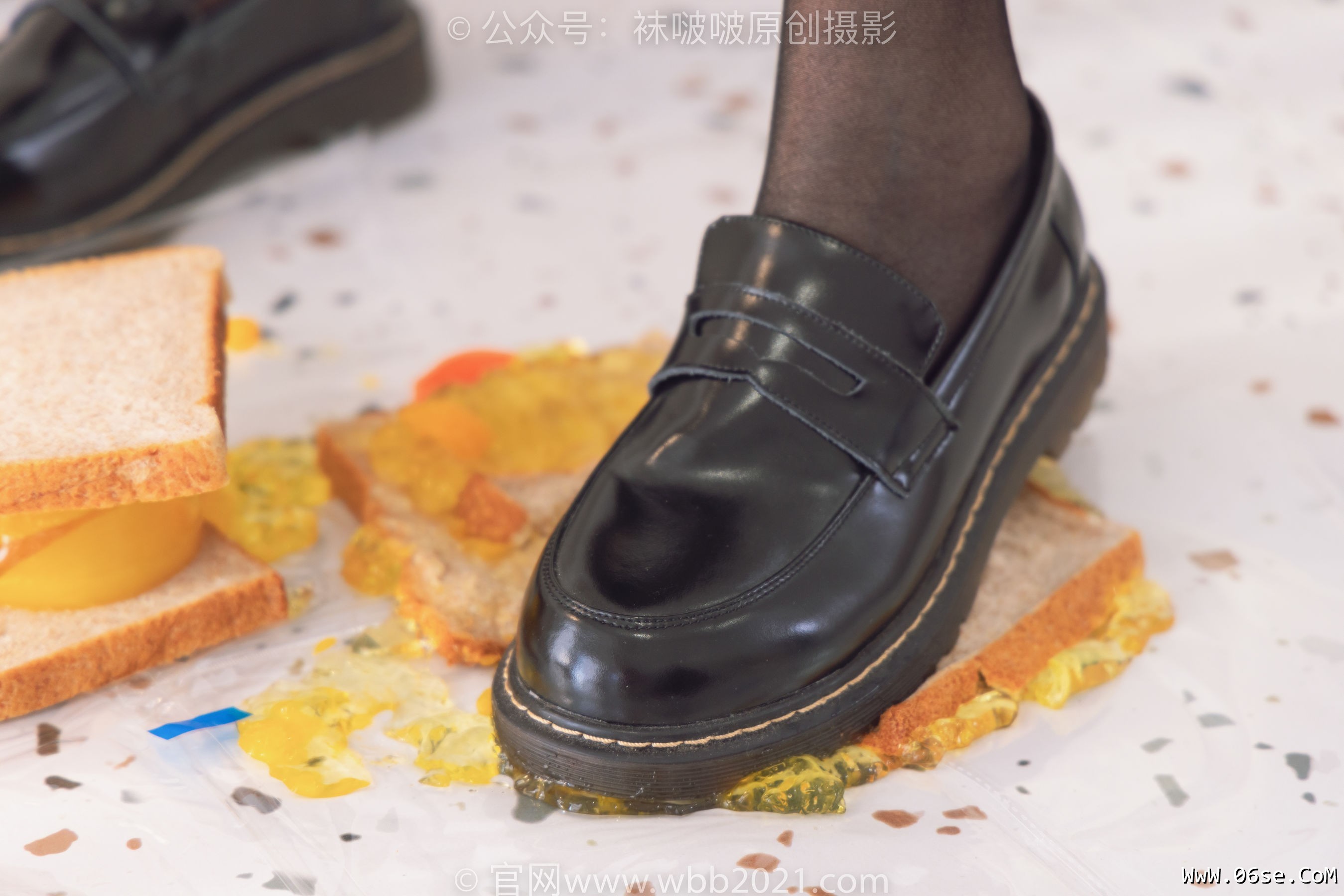 图片[20]-BoBoSocks袜啵啵 No.381 小甜豆 -皮鞋、黑丝大腿袜、裸足[140P]-六色网