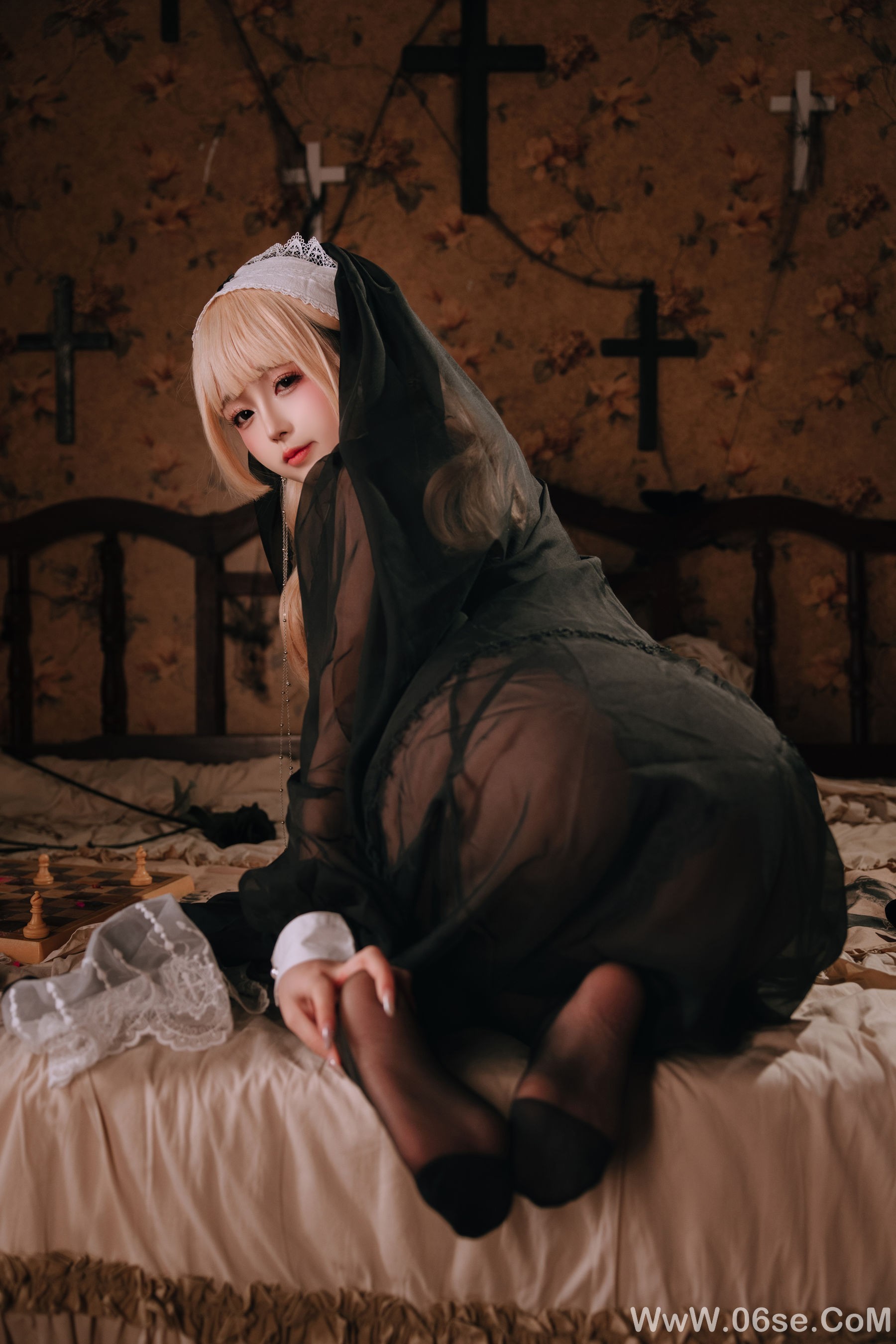 图片[13]-Cosplay日奈娇 – 禁忌修女[160P]-六色网