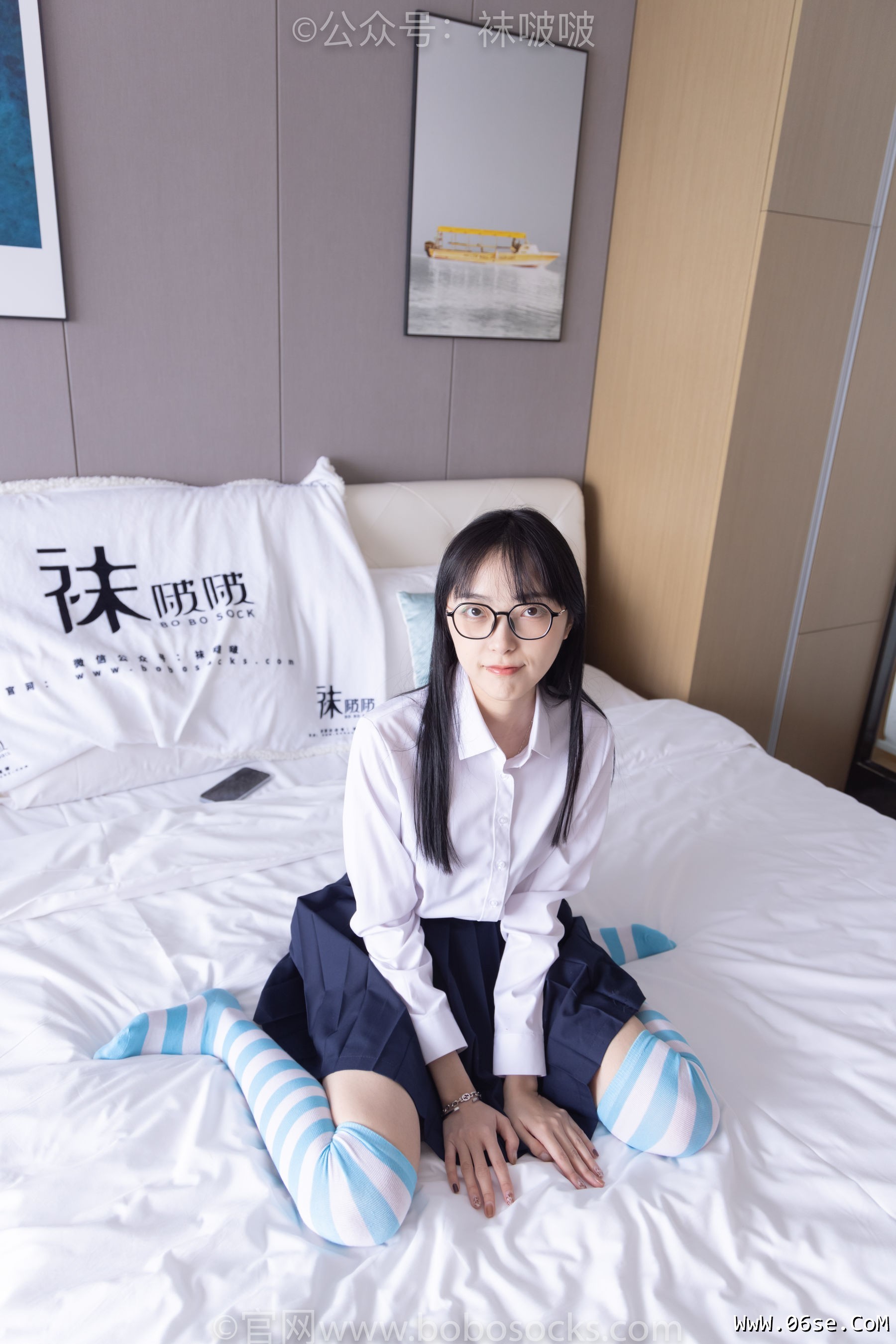 图片[119]-BoBoSocks袜啵啵 No.070 稚予-皮鞋、拖鞋、过膝袜、白棉袜[148P]-六色网