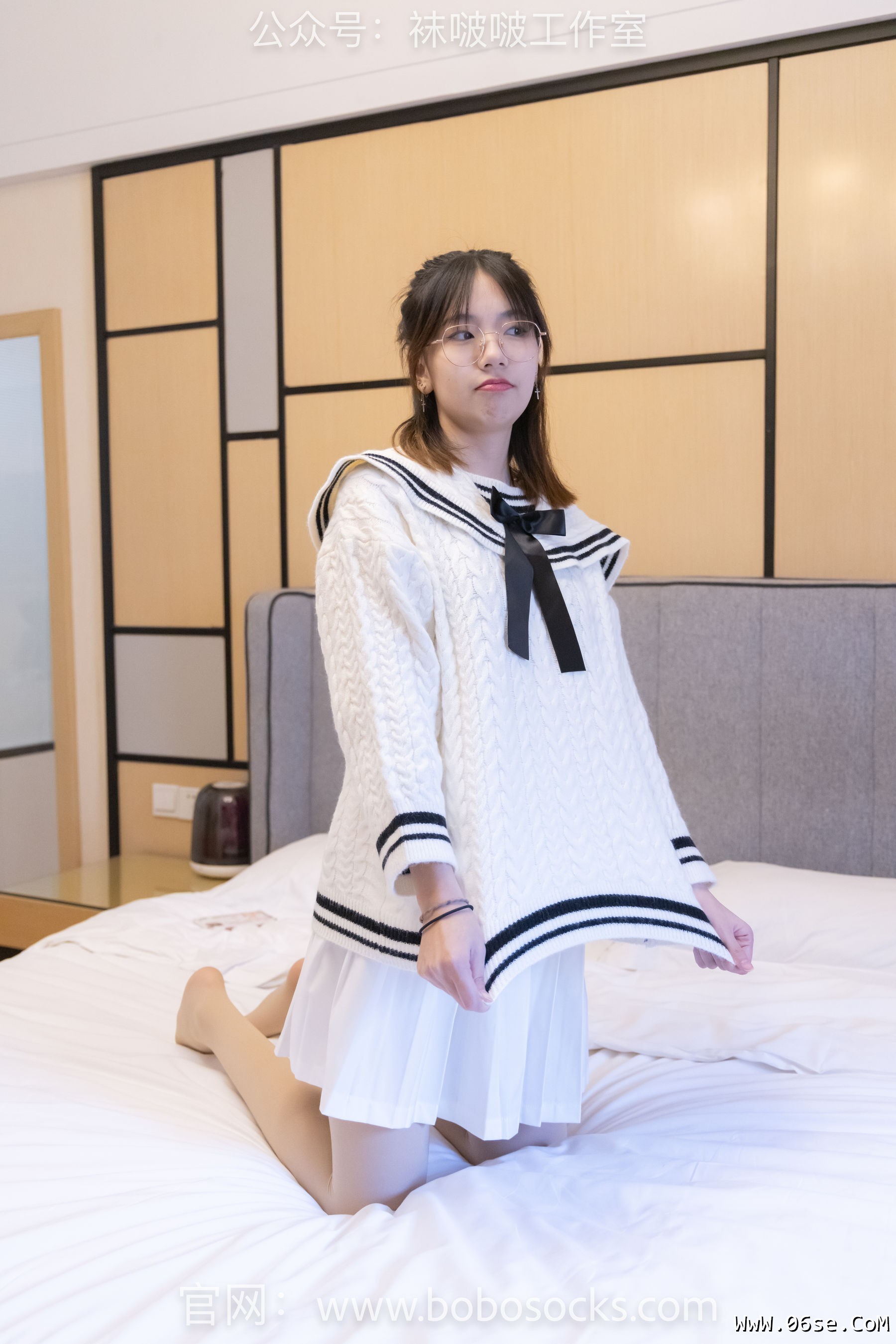 图片[101]-BoBoSocks袜啵啵 No.117 小甜豆-黑皮鞋、厚肉丝[135P]-六色网