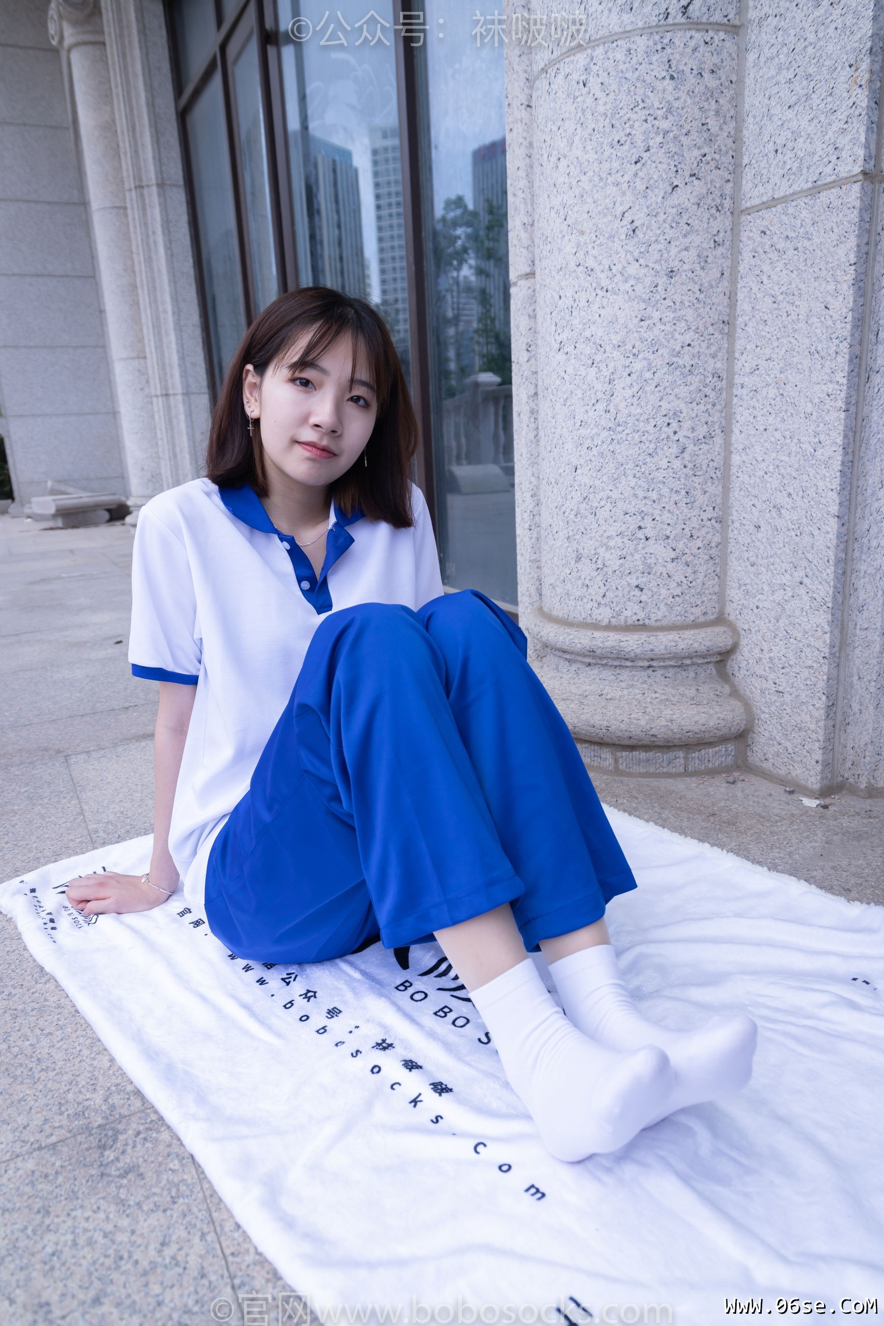 图片[70]-BoBoSocks袜啵啵 No.022 小甜豆-校服、贝壳头、白棉袜、肉丝[140P]-六色网