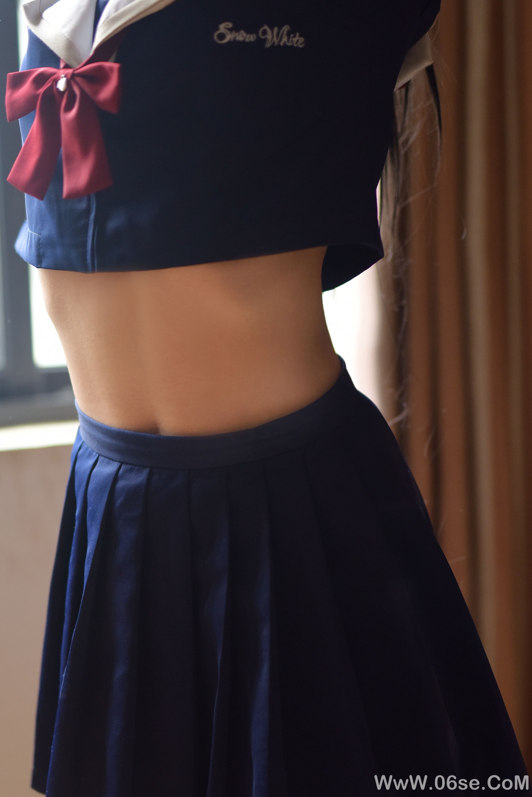 图片[30]-动漫博主九曲Jean JK露脐制服[30P]-六色网