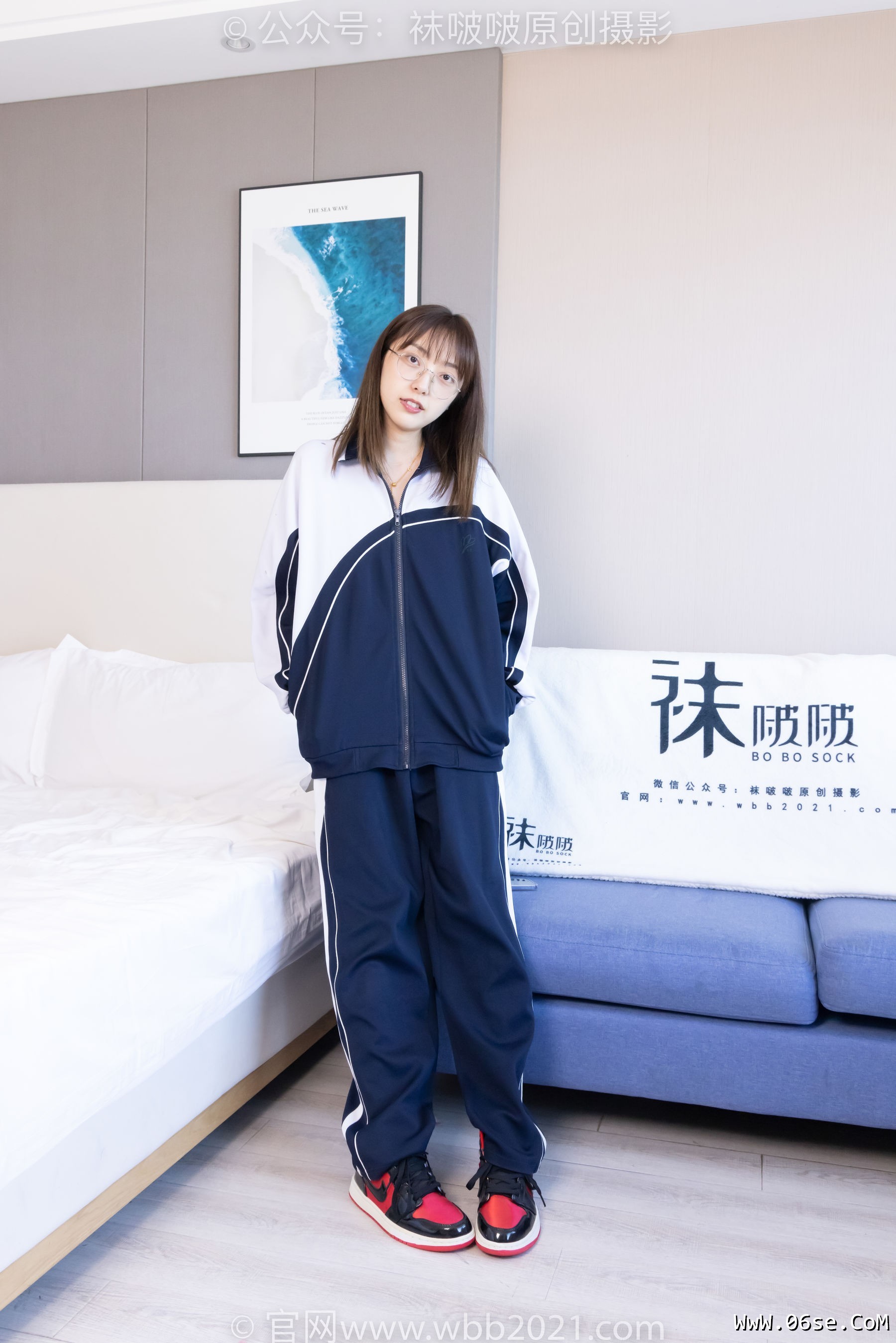 图片[63]-BoBoSocks袜啵啵 No.398 稚予 -板鞋、白船袜、裸足、裸足[150P]-六色网