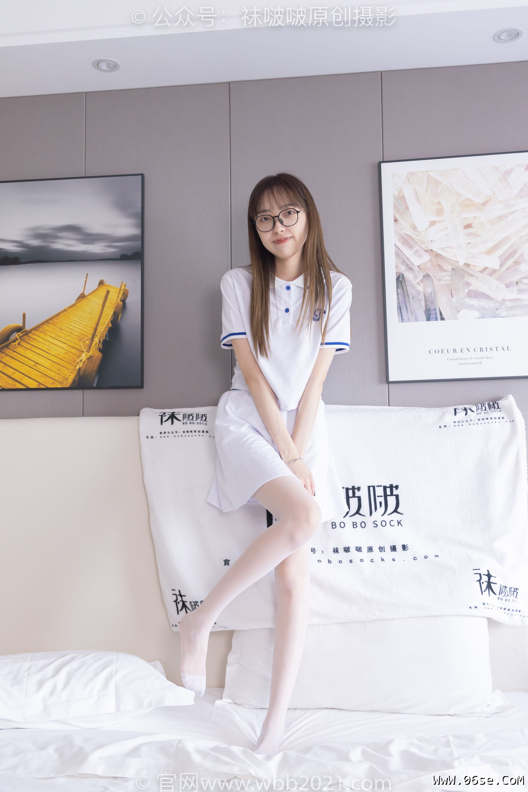 图片[48]-BoBoSocks袜啵啵 No.344 稚予 -板鞋、平底鞋、白丝[150P]-六色网