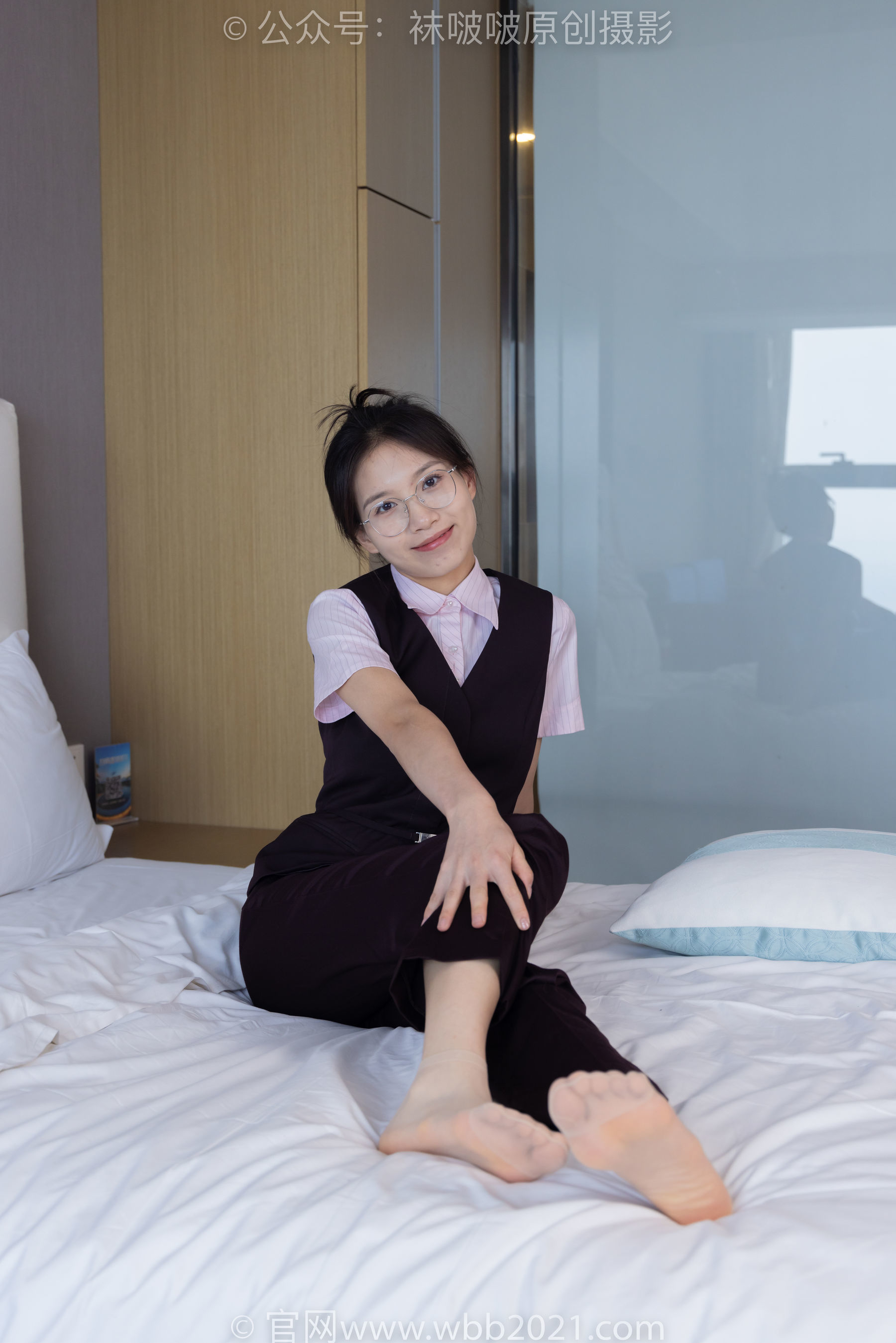 图片[133]-BoBoSocks袜啵啵 No.271 芝士 -平底鞋、短肉丝、银行制服[146P]-六色网