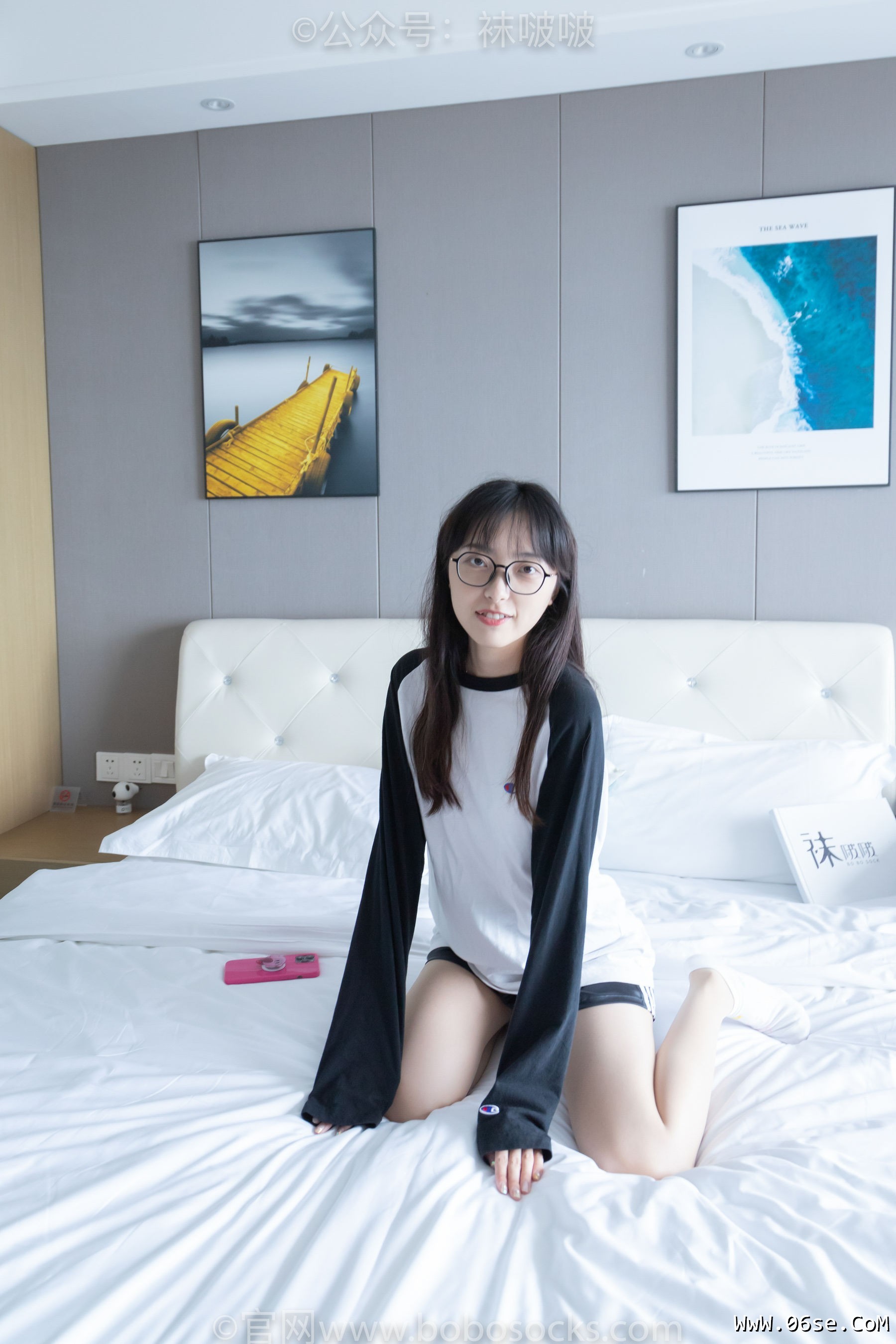 图片[78]-BoBoSocks袜啵啵 No.015 稚予-阿迪板鞋、白色短棉袜、肉丝[148P]-六色网