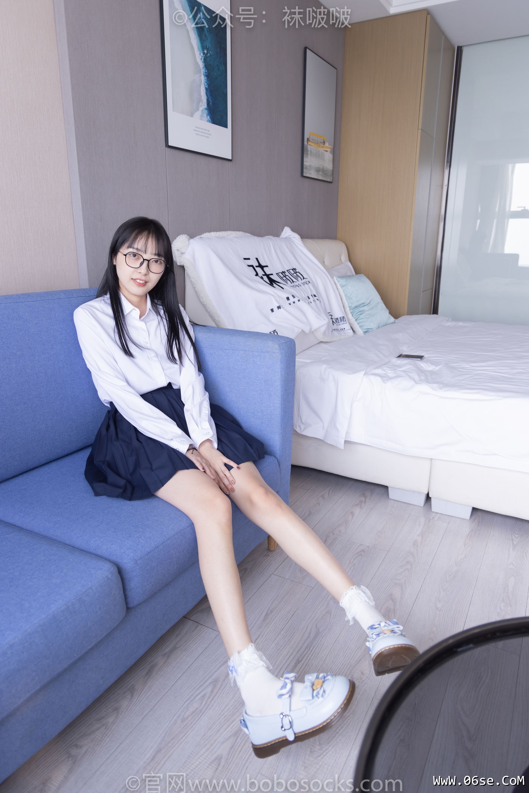 图片[8]-BoBoSocks袜啵啵 No.070 稚予-皮鞋、拖鞋、过膝袜、白棉袜[148P]-六色网
