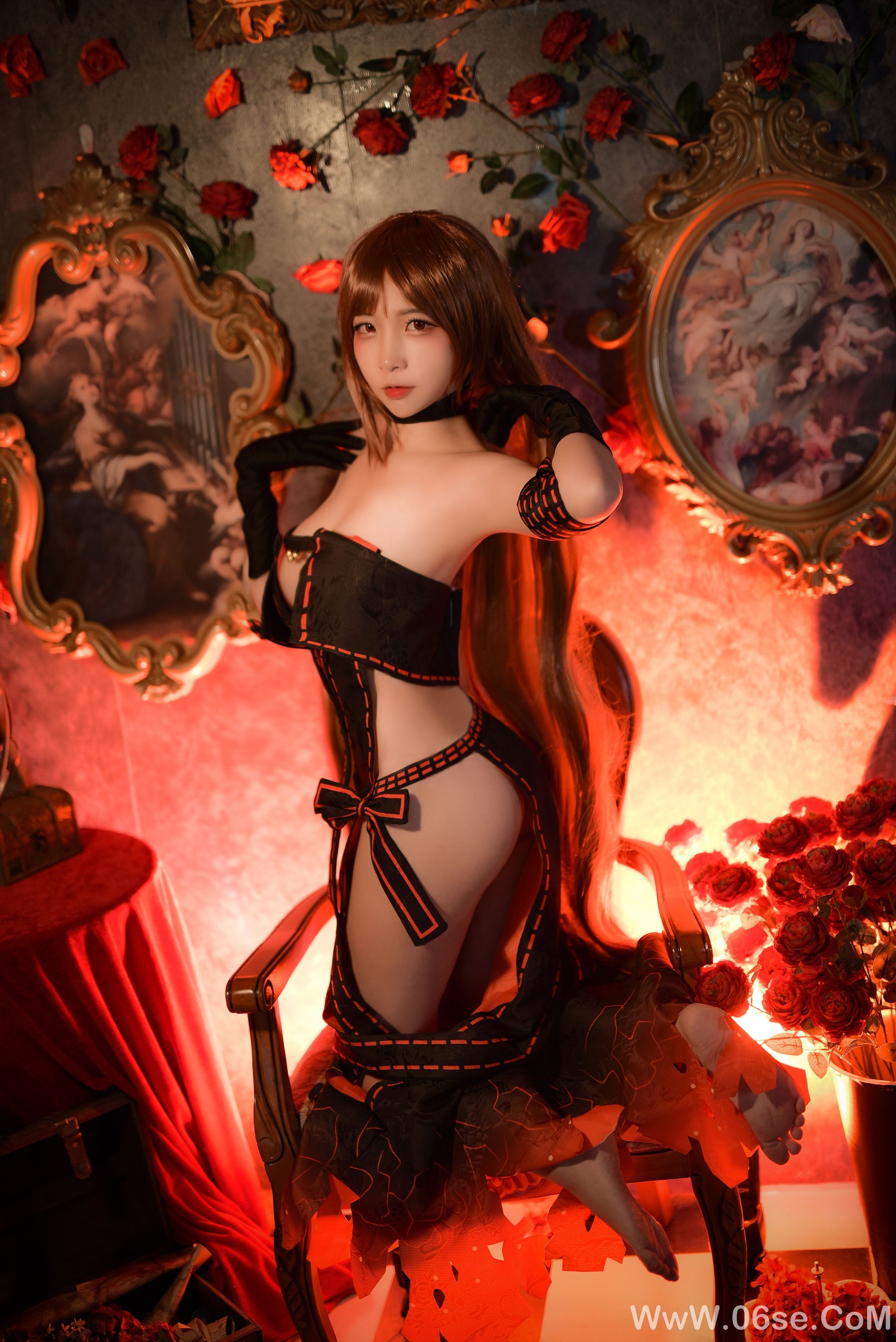 图片[19]-人气Coser二佐Nisa Fate虞美人[24P]-六色网
