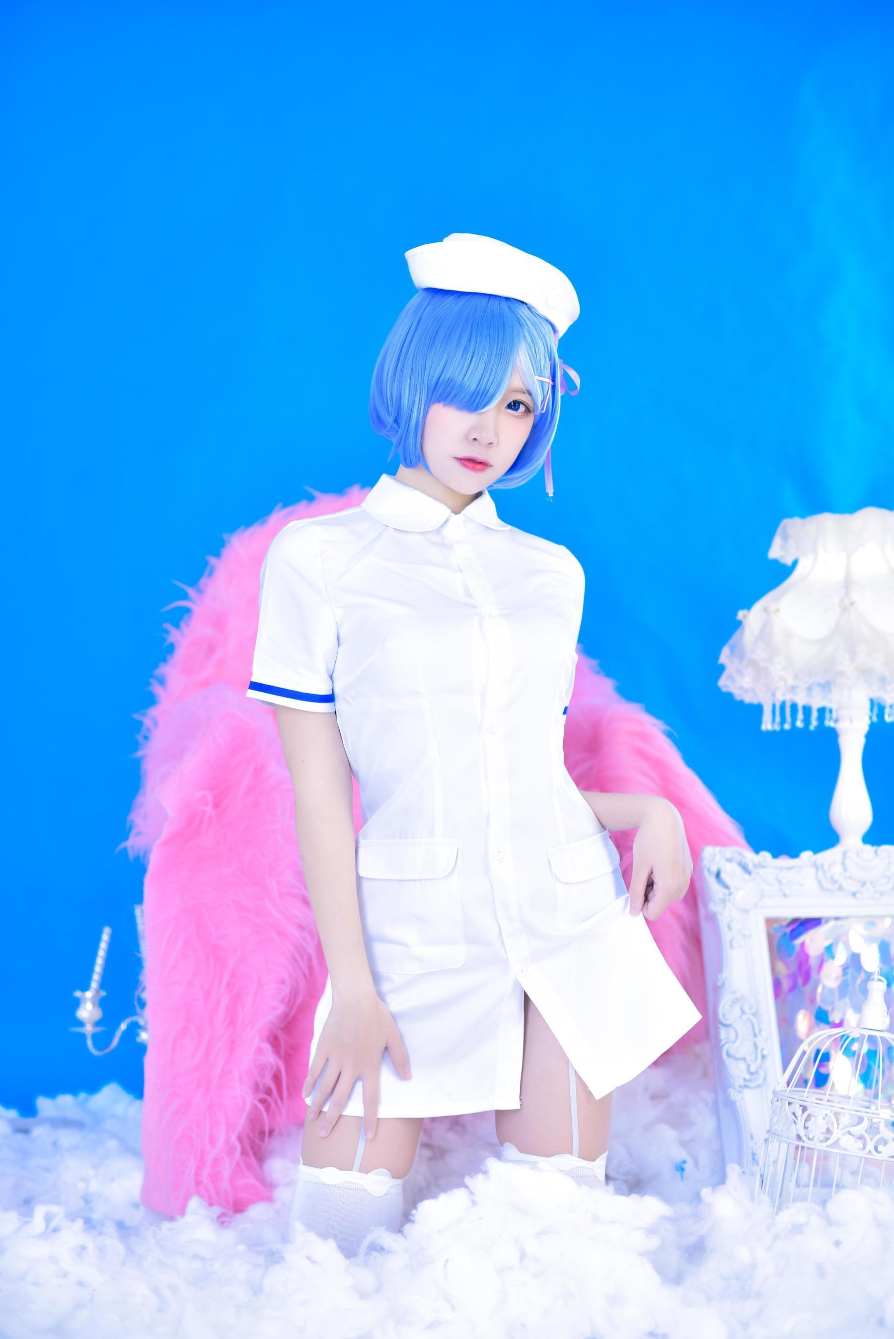 图片[23]-人气Coser二佐Nisa 蕾姆护士[31P]-六色网