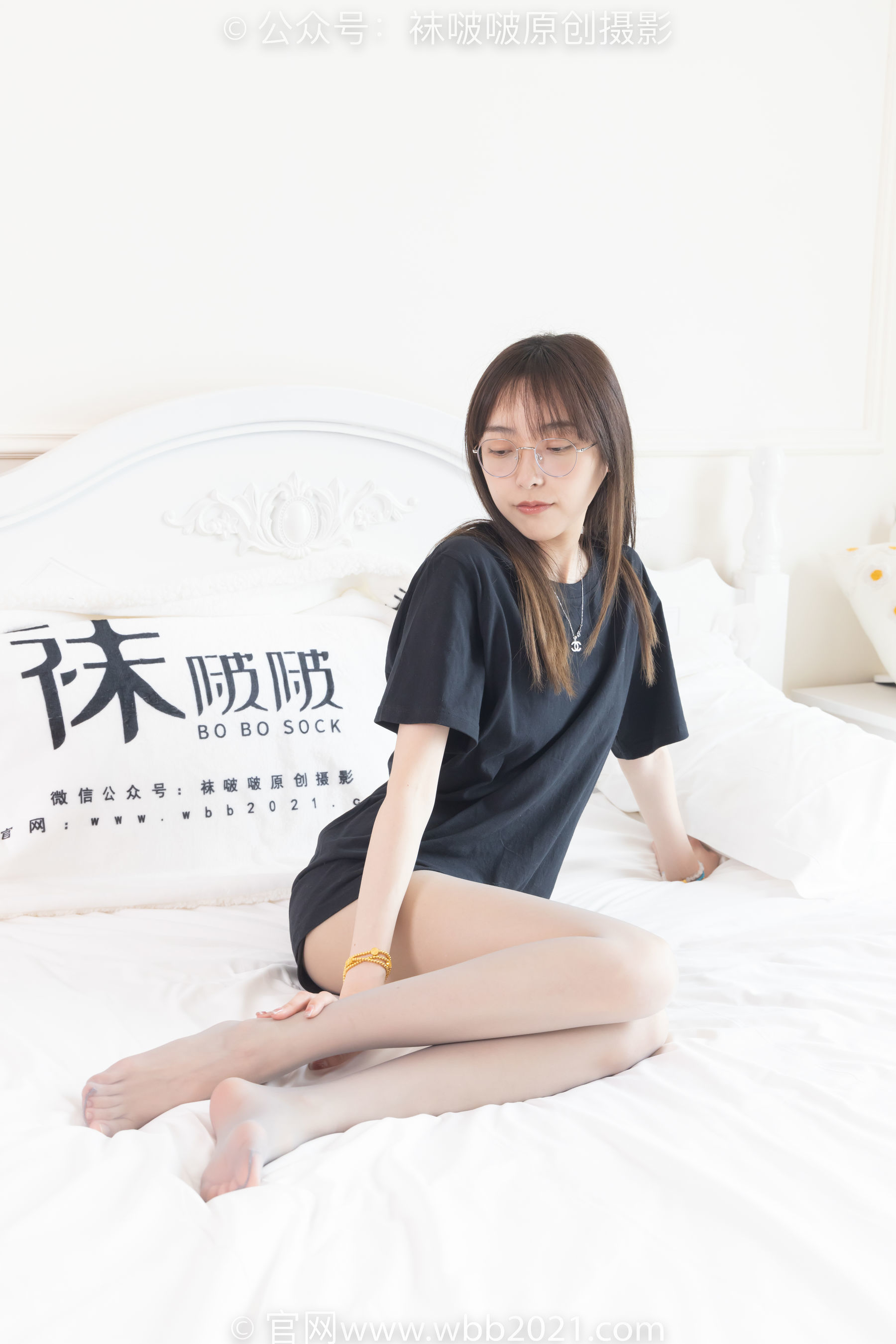 图片[131]-BoBoSocks袜啵啵 No.379 稚予 -板鞋、灰丝[140P]-六色网