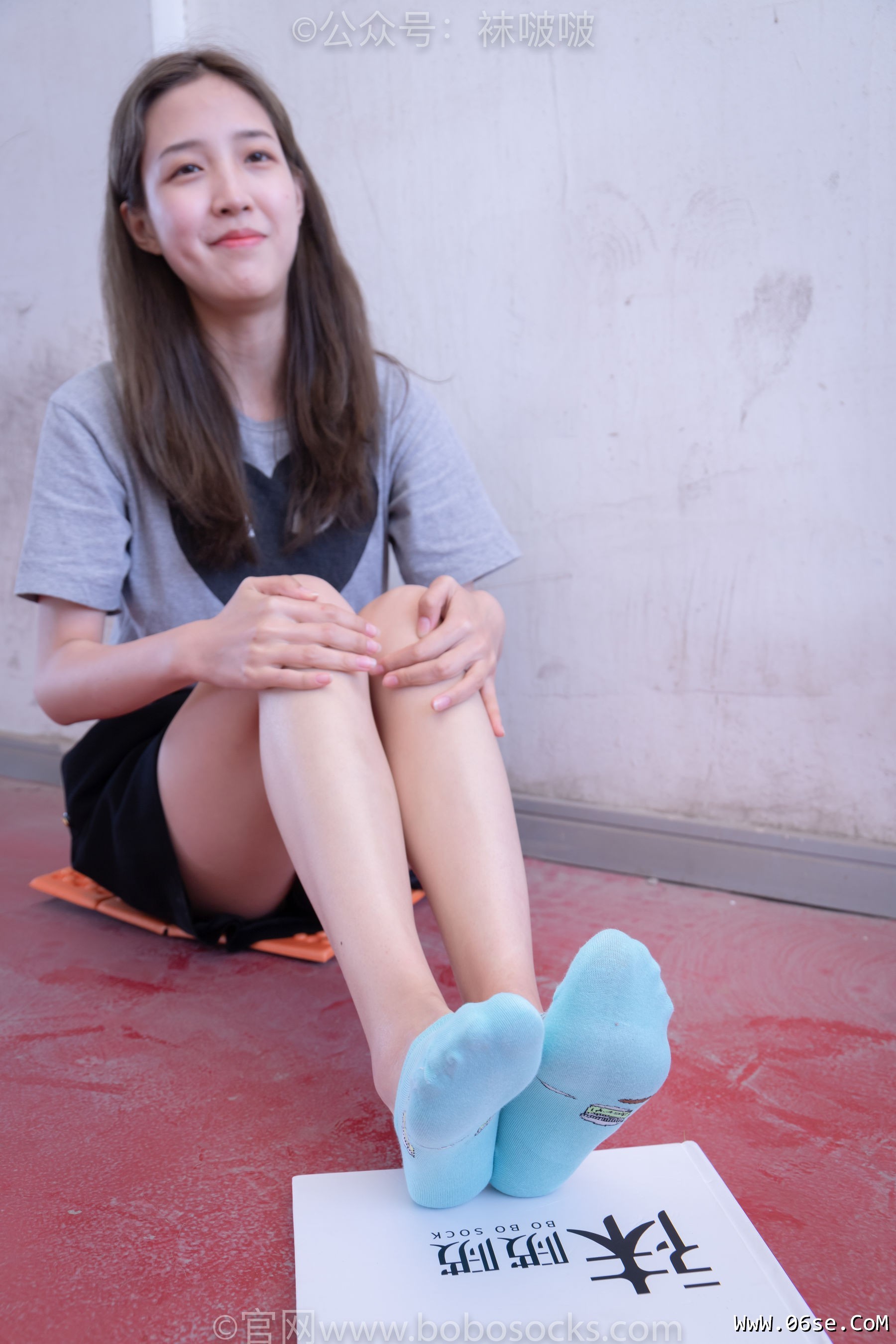 图片[83]-BoBoSocks袜啵啵 积分限定作品006 泡芙-板鞋、天蓝色短棉袜、裸足[138P]-六色网