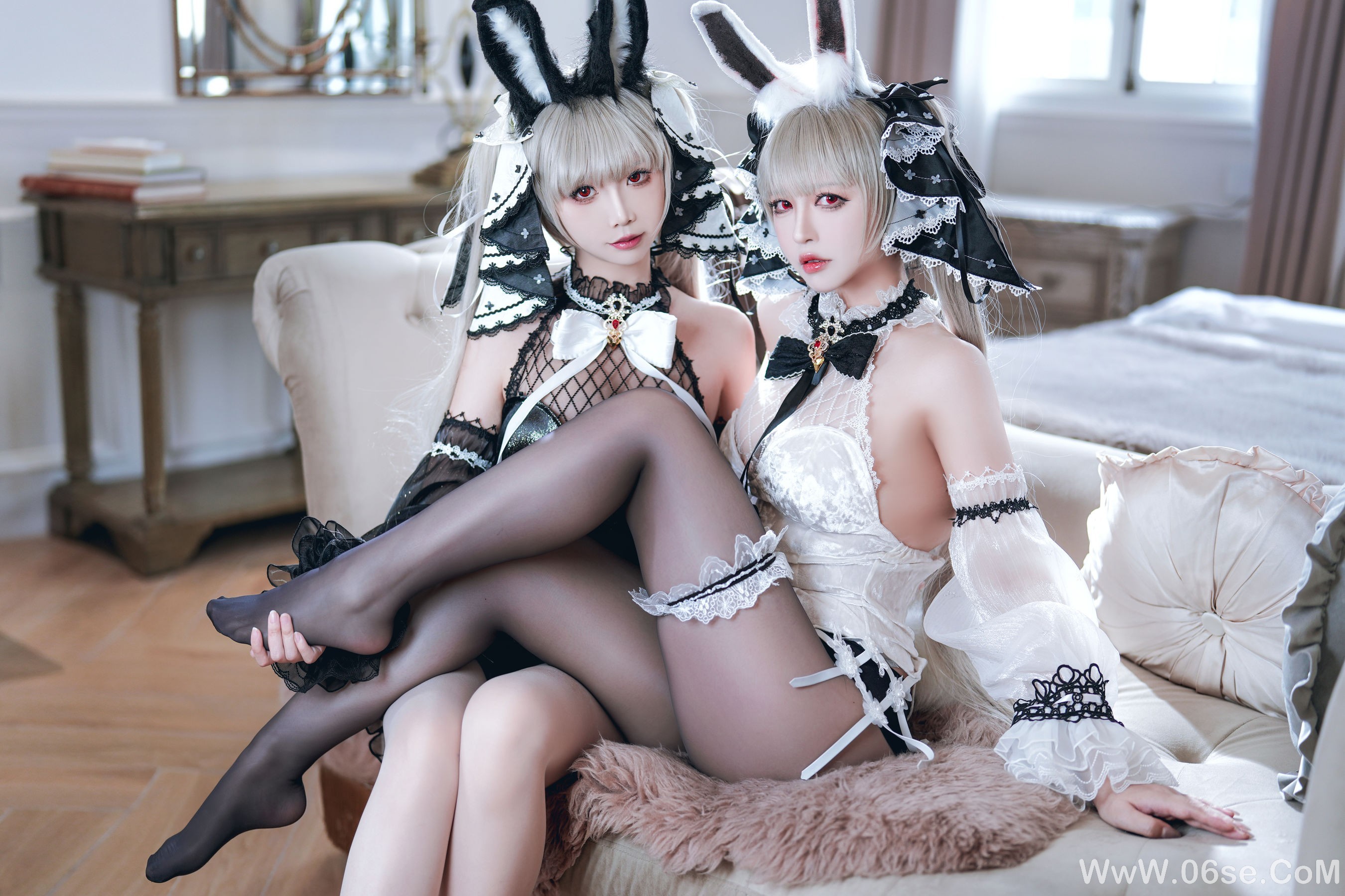 图片[4]-可爱人气Coser 面饼仙儿&半半子 – 碧蓝航线 可畏兔兔[57P]-六色网