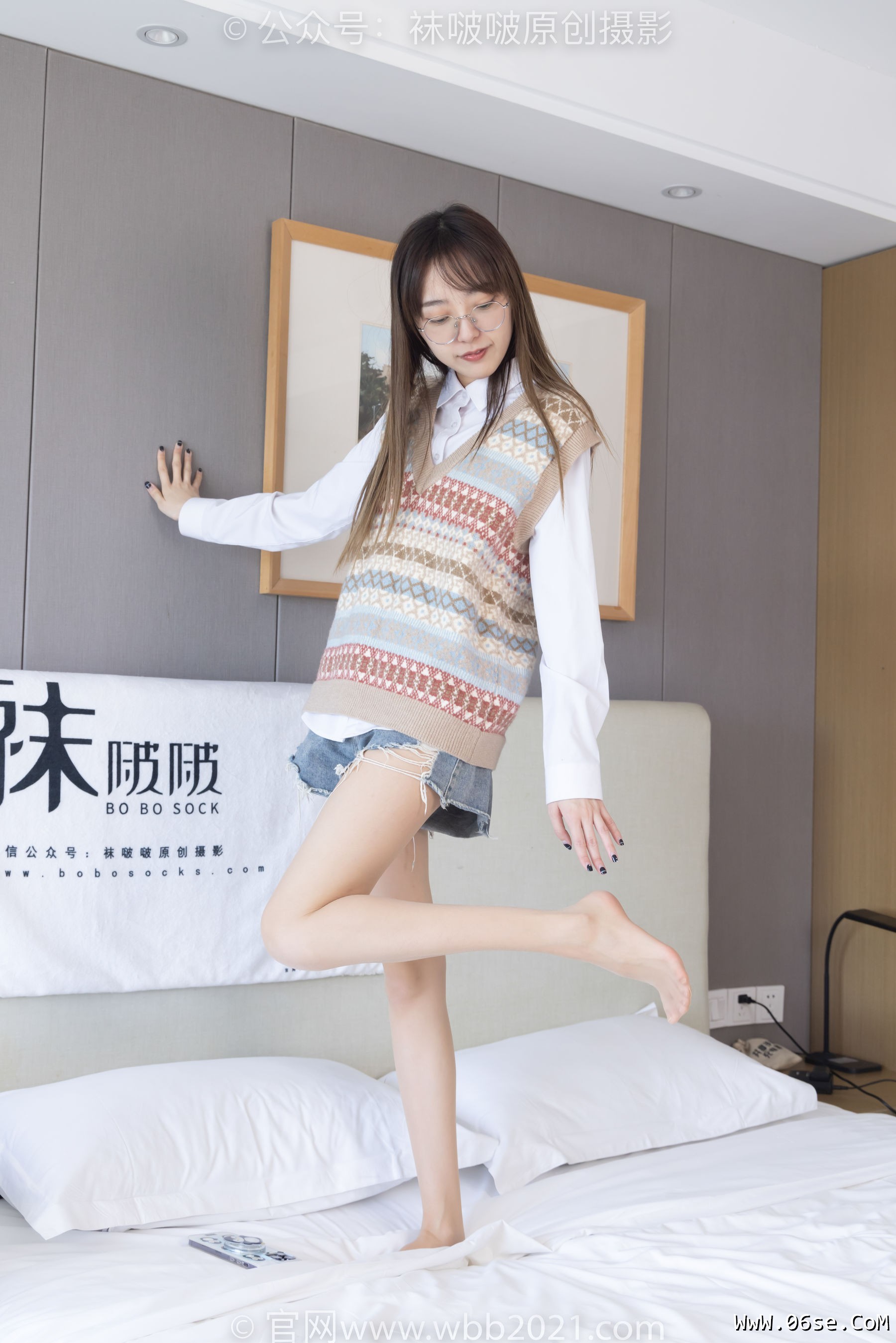 图片[43]-BoBoSocks袜啵啵 No.316 稚予 -运动鞋、马丁靴、肉丝[160P]-六色网