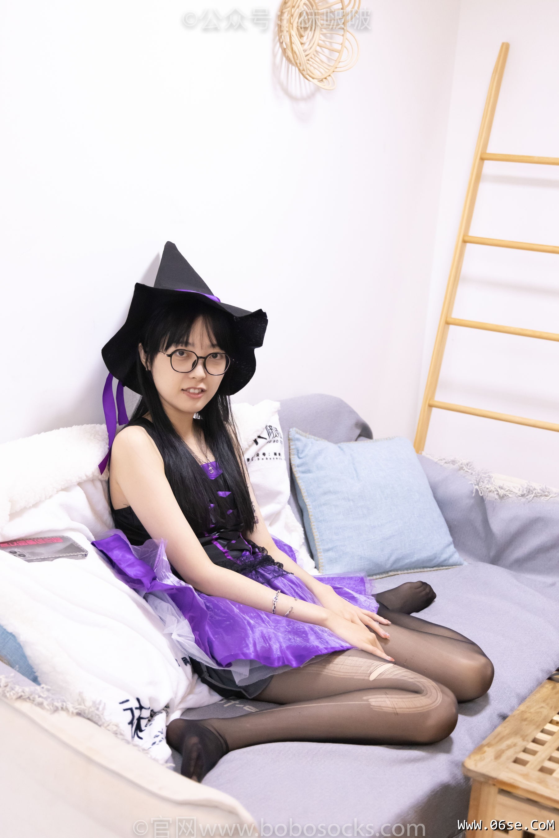 图片[121]-BoBoSocks袜啵啵 No.051 稚予-魔女装、高跟鞋、黑丝[123P]-六色网