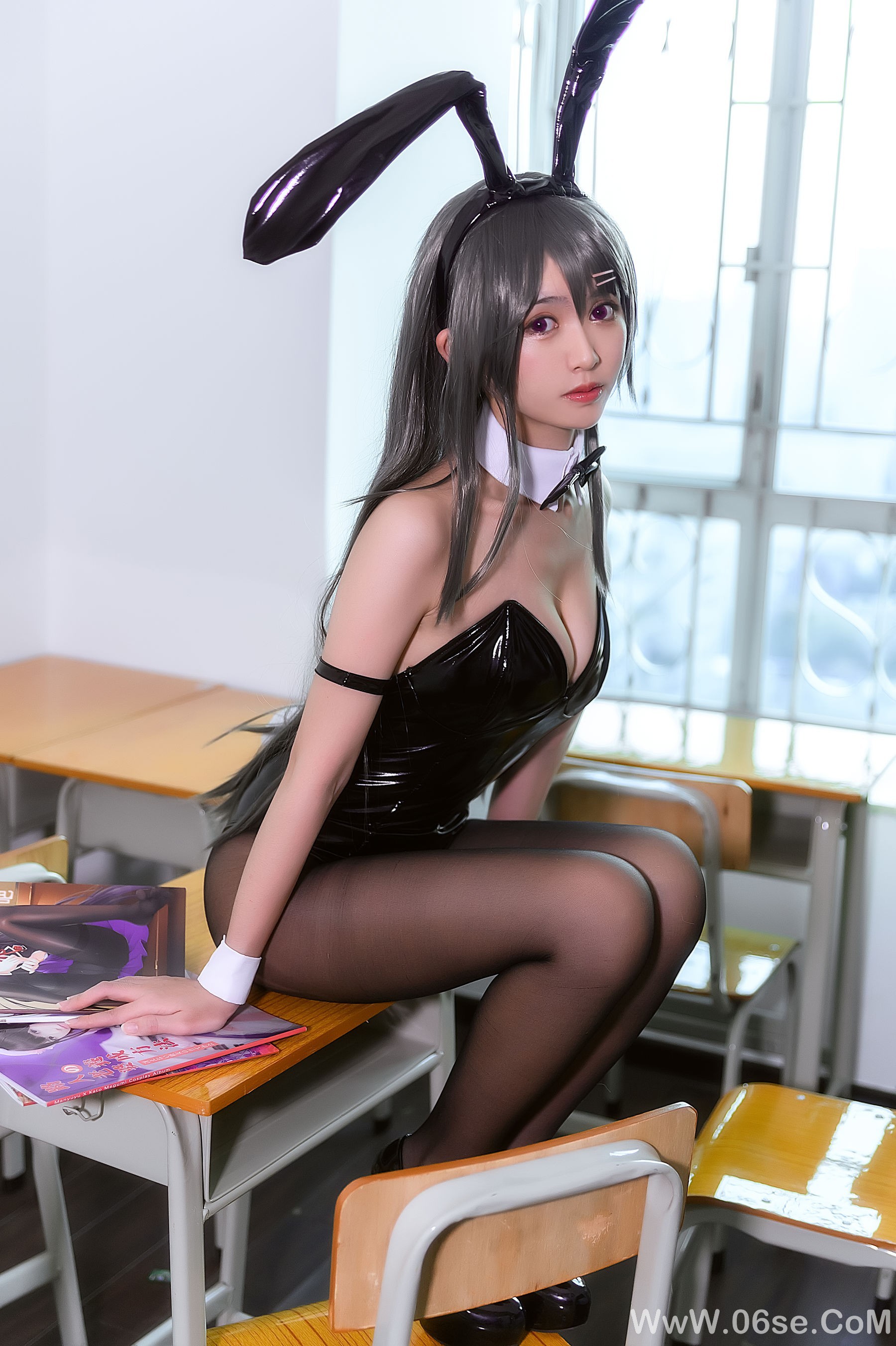 图片[2]-超人气Coser鳗鱼霏儿 猪头学姐[10P]-六色网