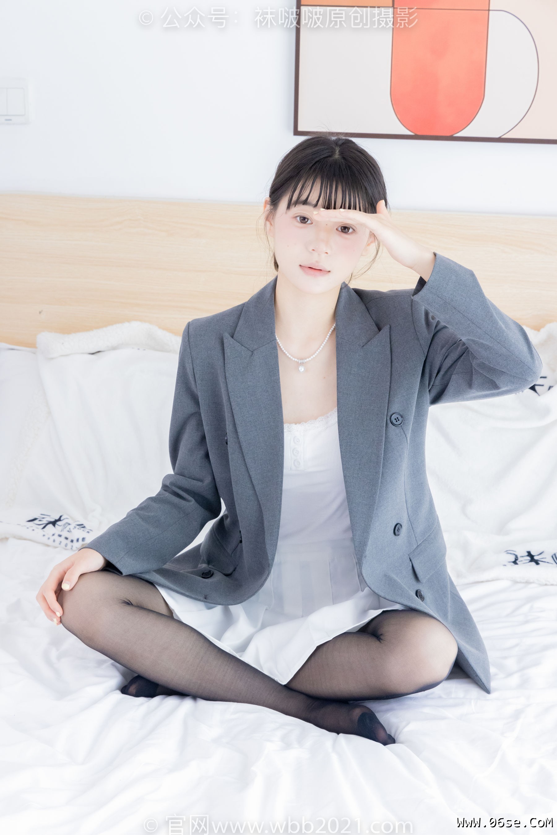 图片[22]-BoBoSocks袜啵啵 No.404 糯米 -板鞋、黑丝、ol风[145P]-六色网