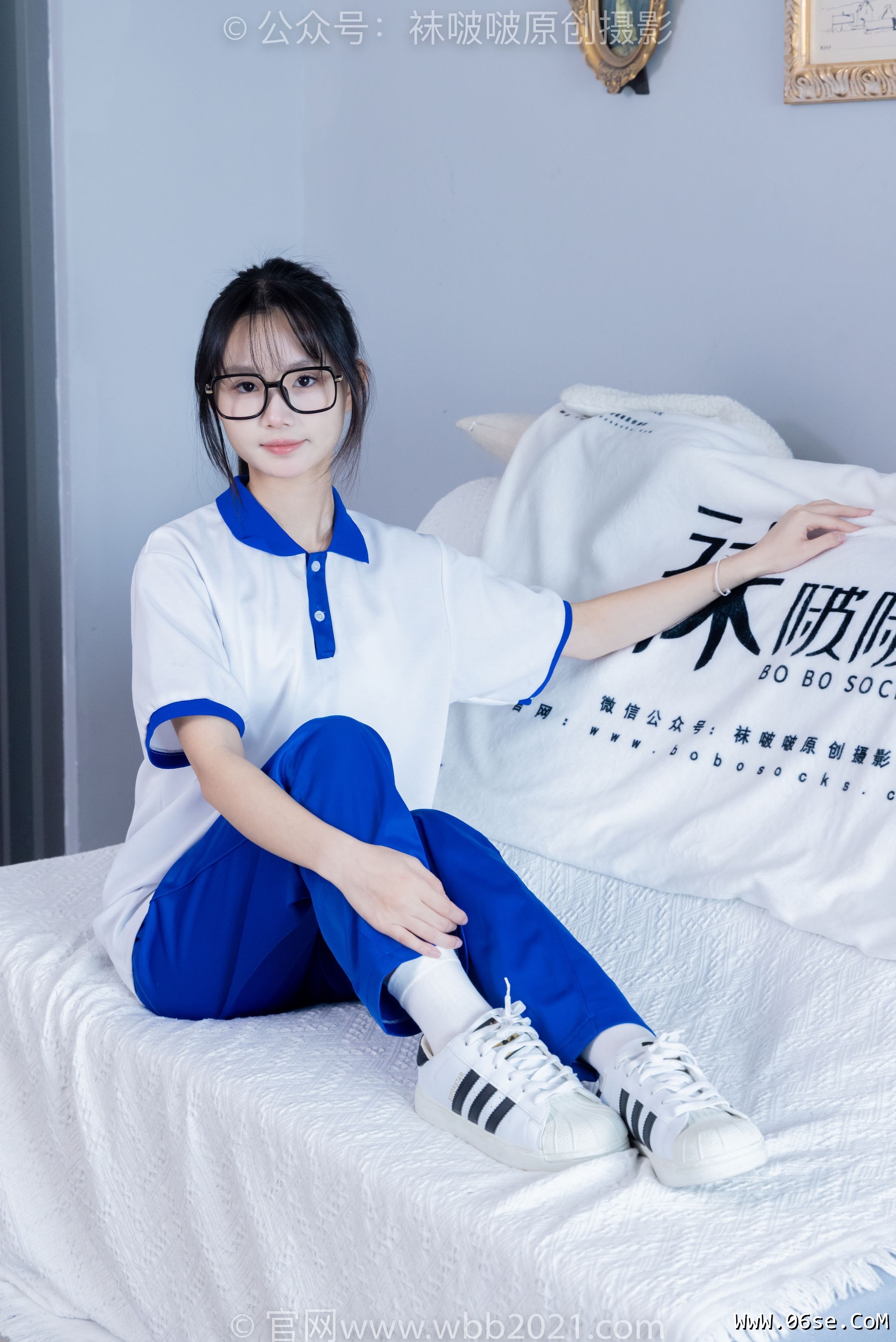 图片[72]-BoBoSocks袜啵啵 No.351 甜甜圈 -板鞋、白棉袜、肉丝、校服裤里丝[150P]-六色网