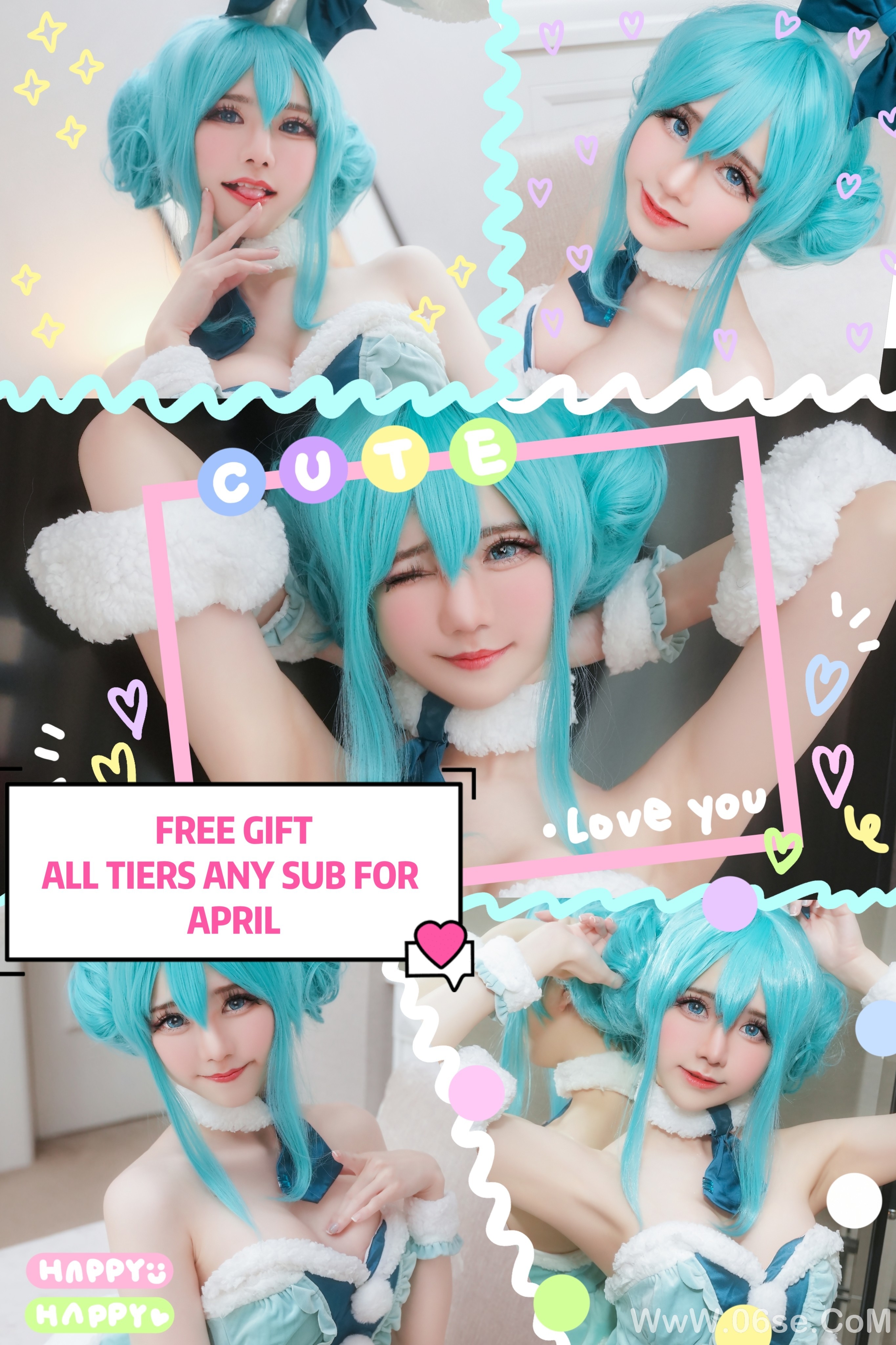 Sally Dorasnow - Miku bunnygirl[21P]-六色网