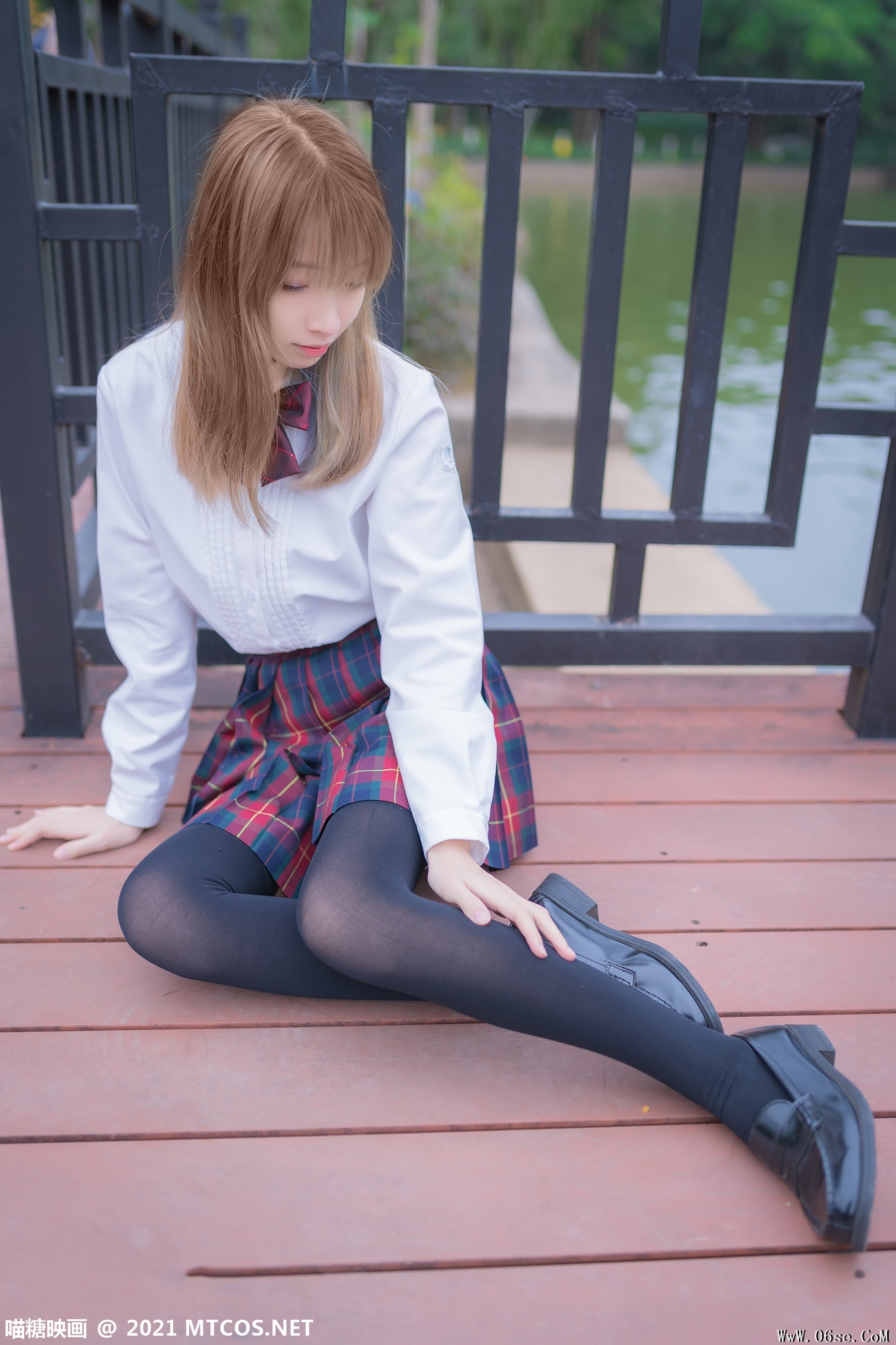 图片[38]-喵糖映画 VOL.388 户外制服[38P／108MB]-六色网