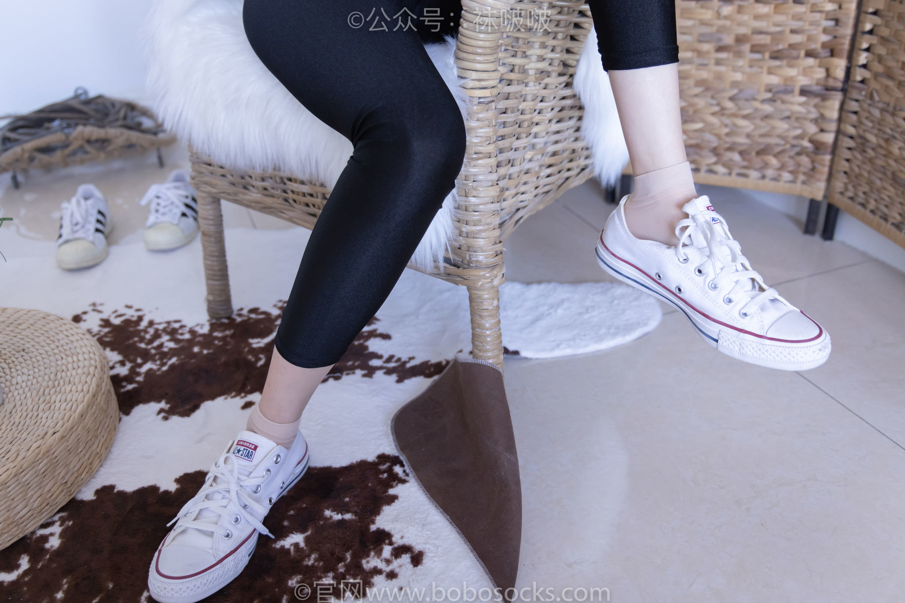 图片[58]-BoBoSocks袜啵啵 No.044 稚予-贝壳头、匡威帆布鞋、短肉丝[154P]-六色网