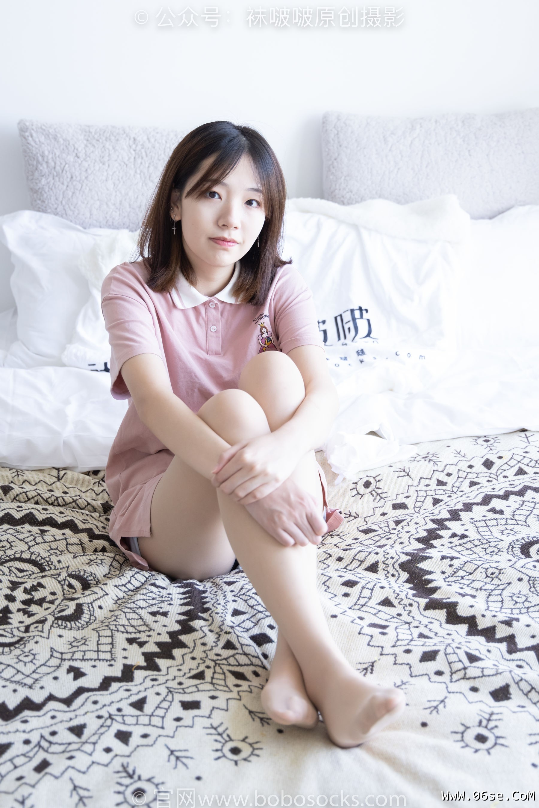图片[8]-BoBoSocks袜啵啵 No.163 小甜豆-空军一号板鞋、白棉袜、肉丝[135P]-六色网