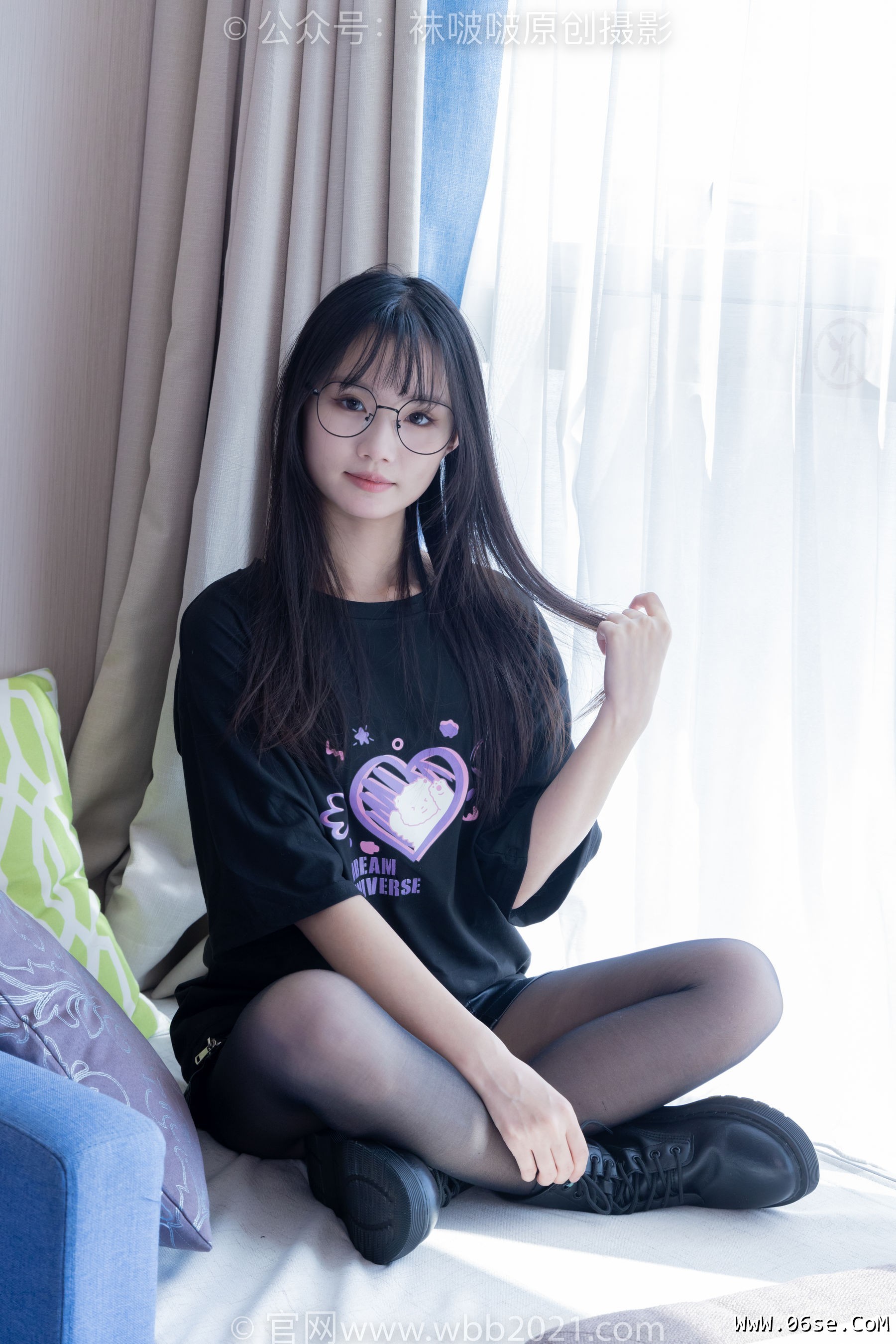 图片[89]-BoBoSocks袜啵啵 No.406 甜甜圈 -马丁靴、黑丝[150P]-六色网