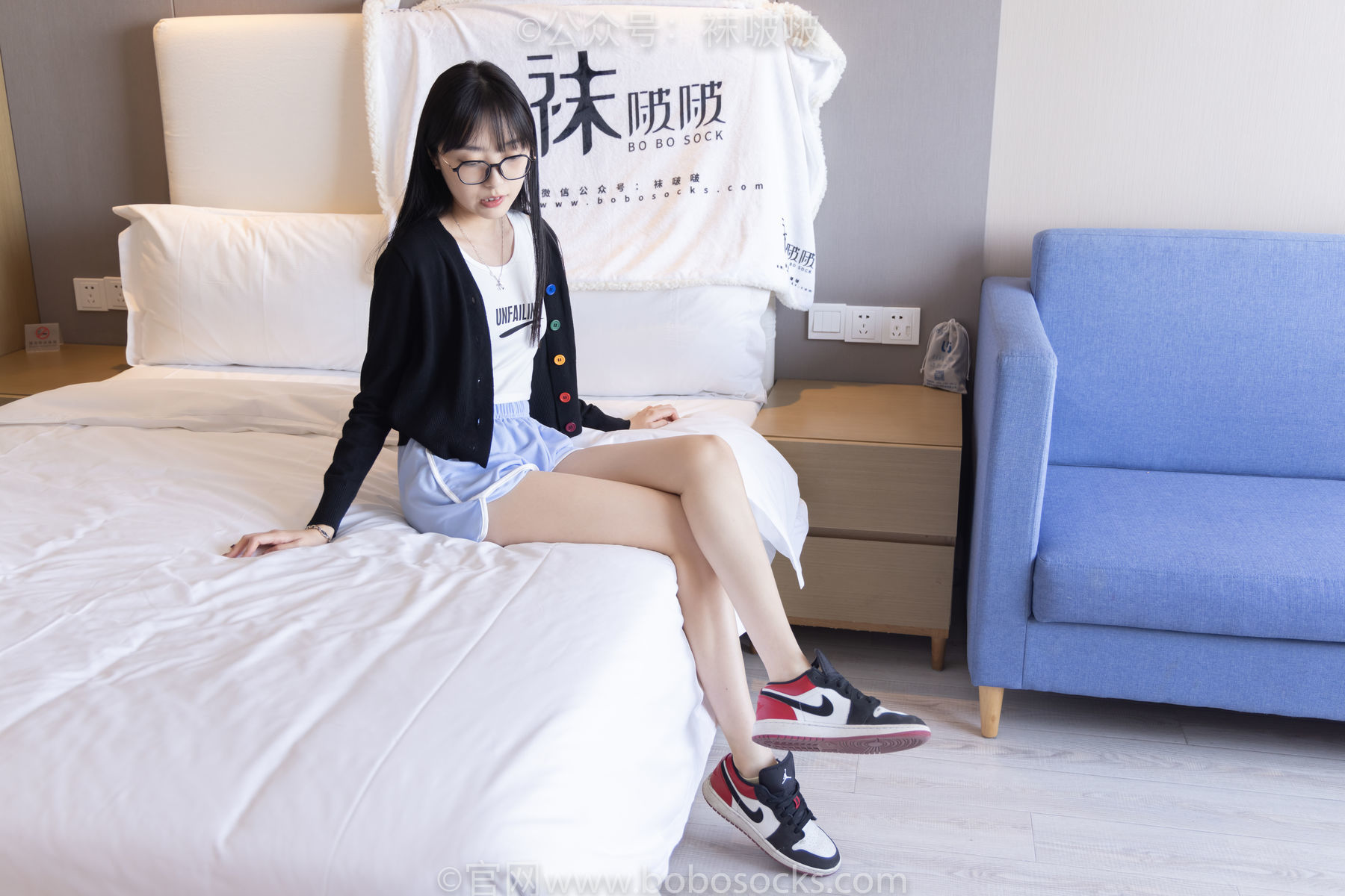 图片[97]-BoBoSocks袜啵啵 No.081 稚予- AJ、浅黄色短棉袜、浅蓝色短棉袜、裸足[145P]-六色网